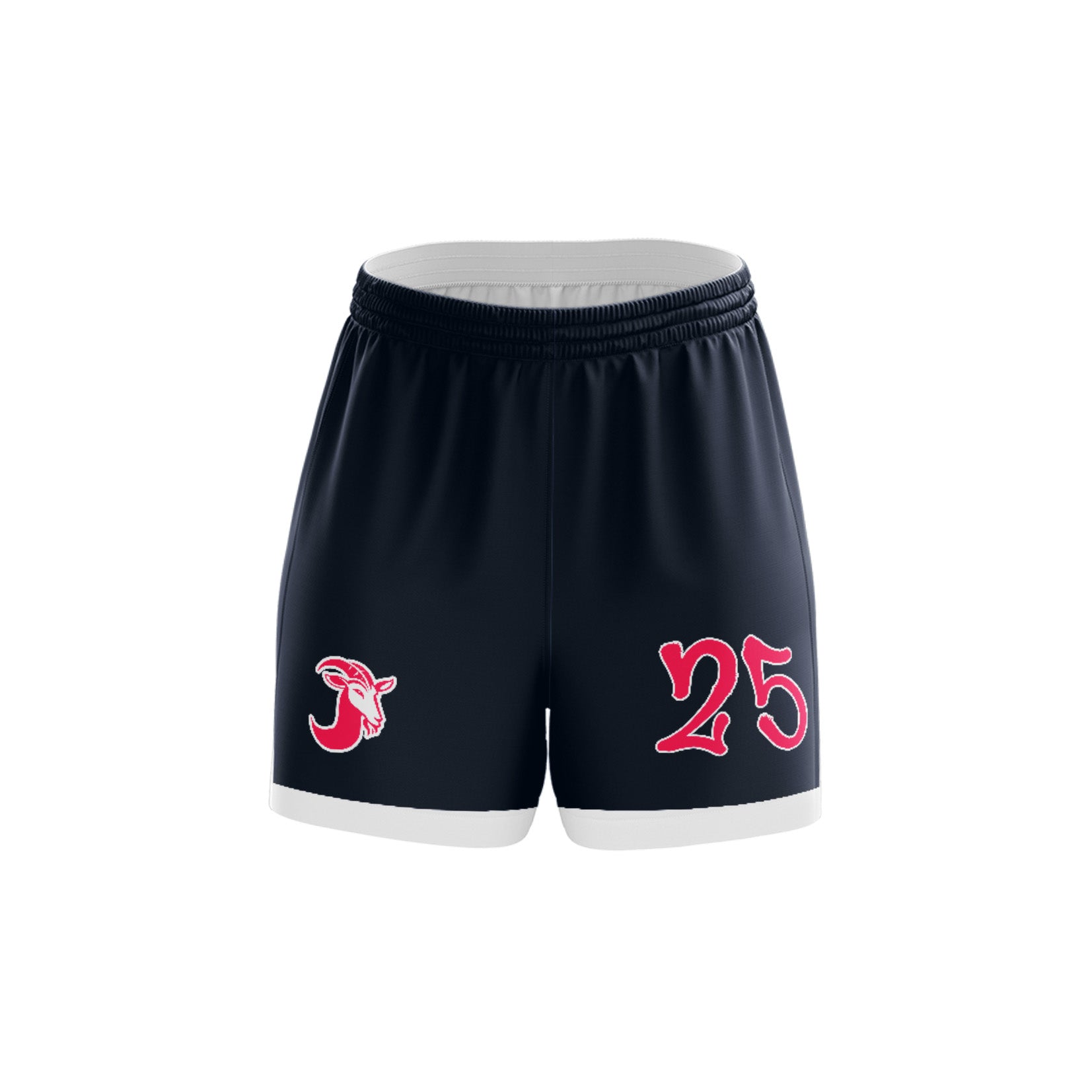 Joy Of The People  - Women Navy Game Shorts