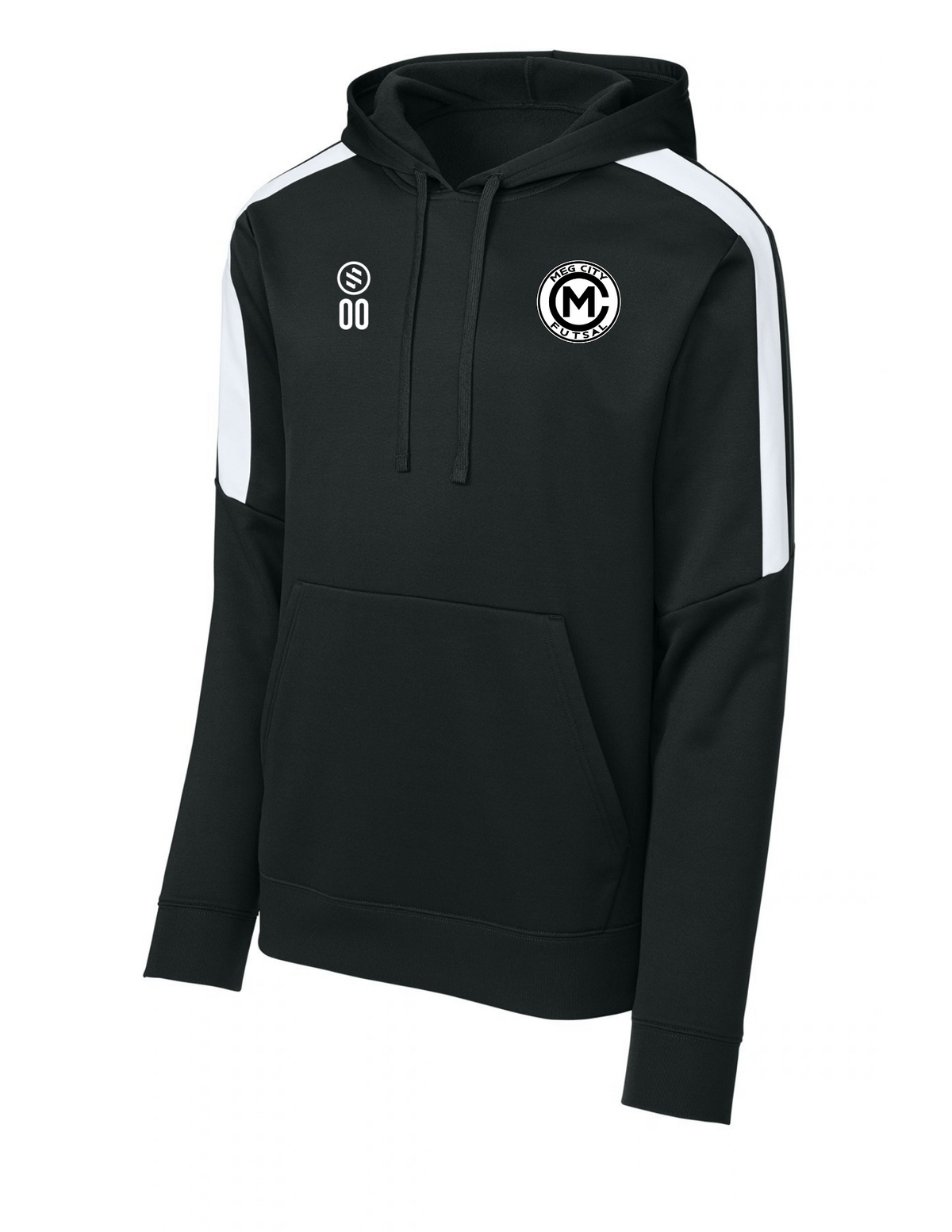 Meg City Futsal - Performance Stripe Hoodie - Adult
