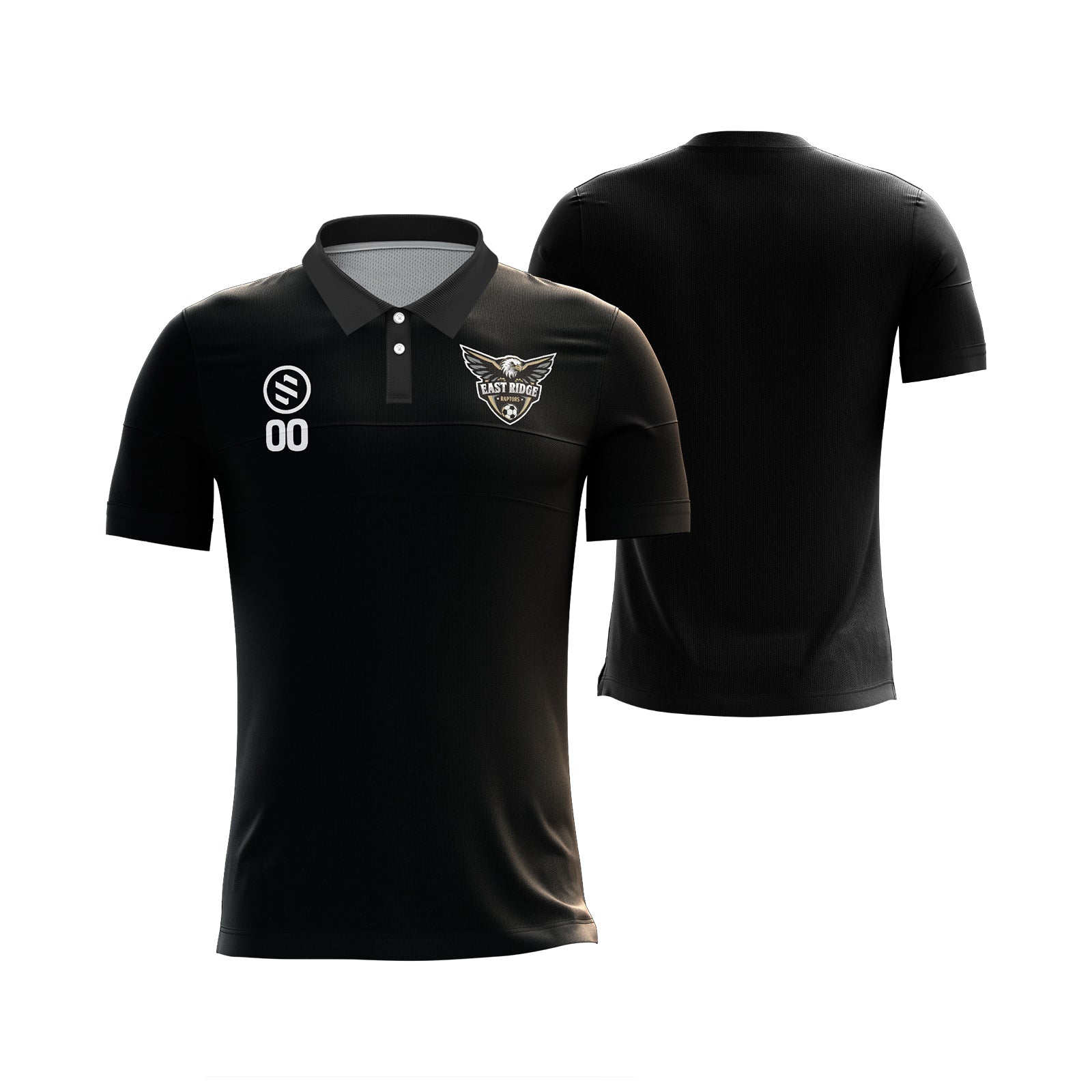 ERAA -Black Polo Shirt
