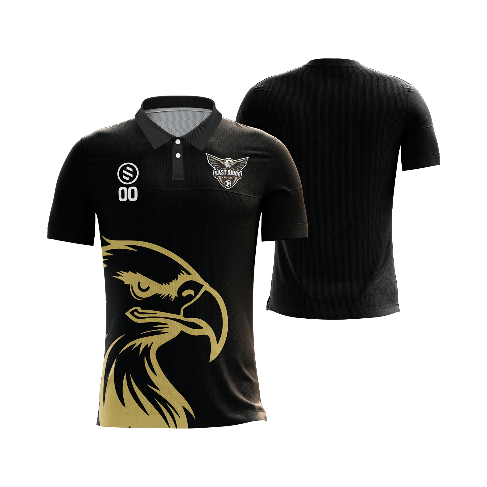 ERAA -Black Eagle Polo Shirt