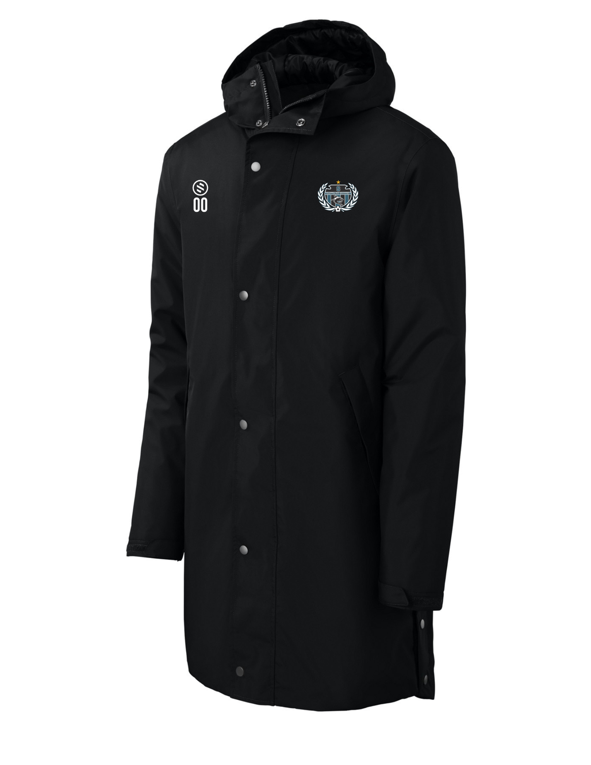 Santiago Soccer HS - Sideline Parka - Black