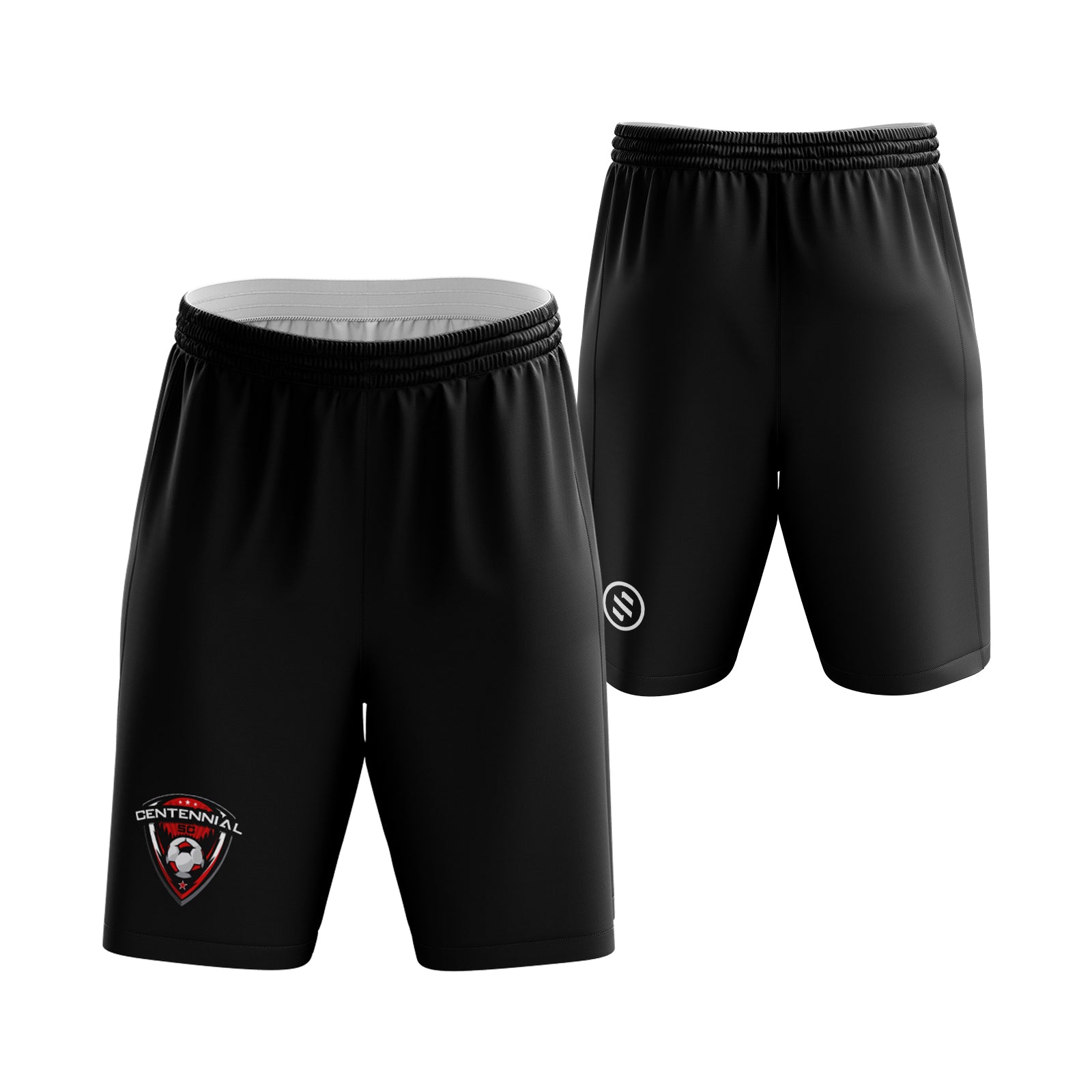 Centennial Soccer Club - Black Shorts