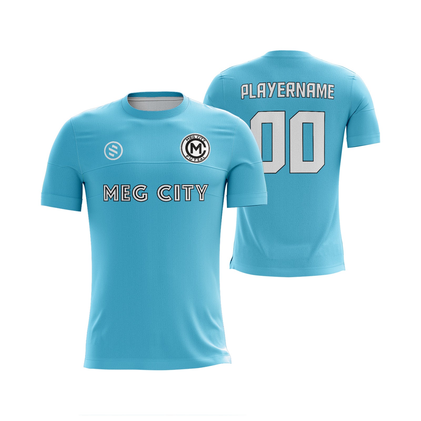 Meg City Futsal - GOALIE - Blue Jersey