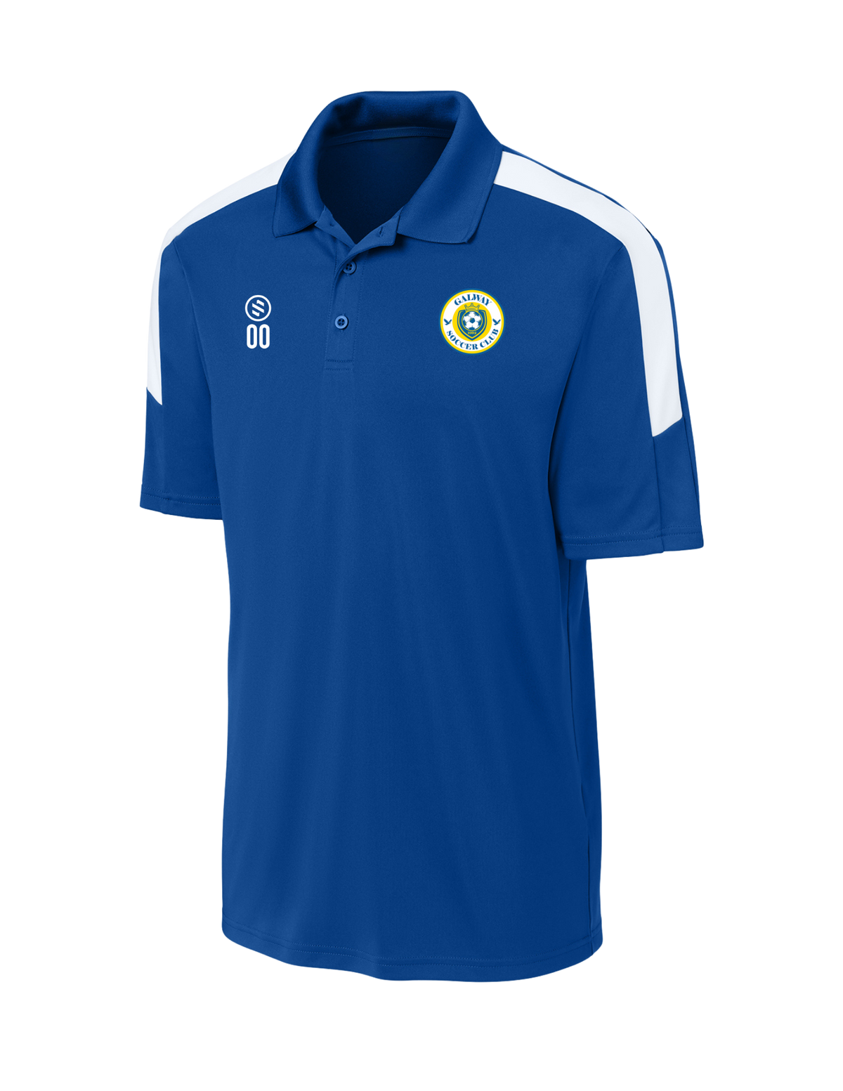 Galway Soccer Club - Performance Stripe Polo - Men's