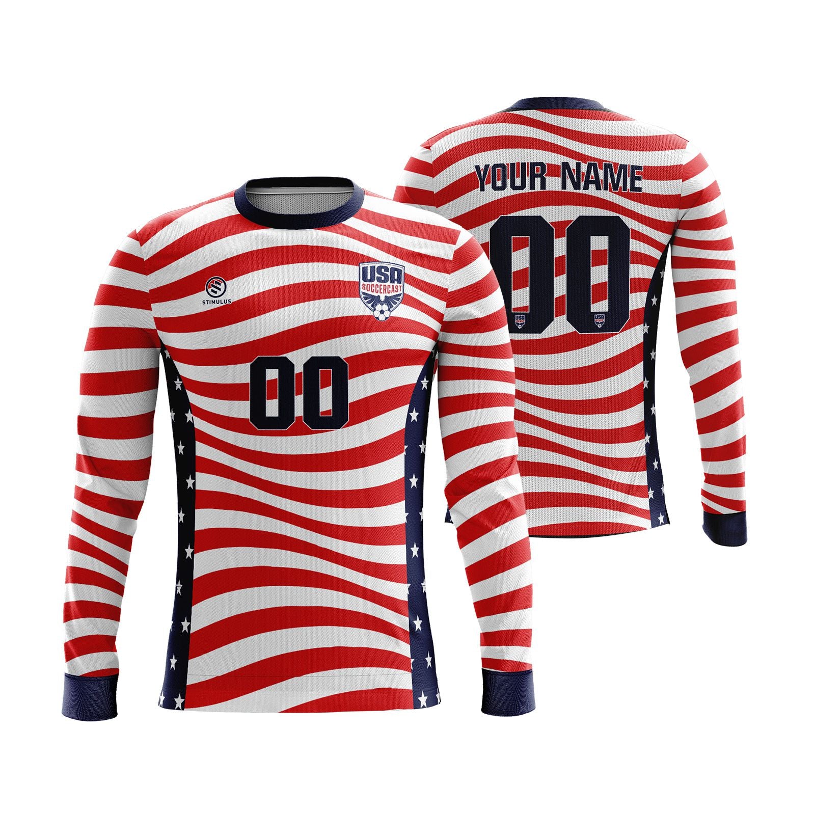 USA Soccercast - 2024 Home Jersey Long Sleeve