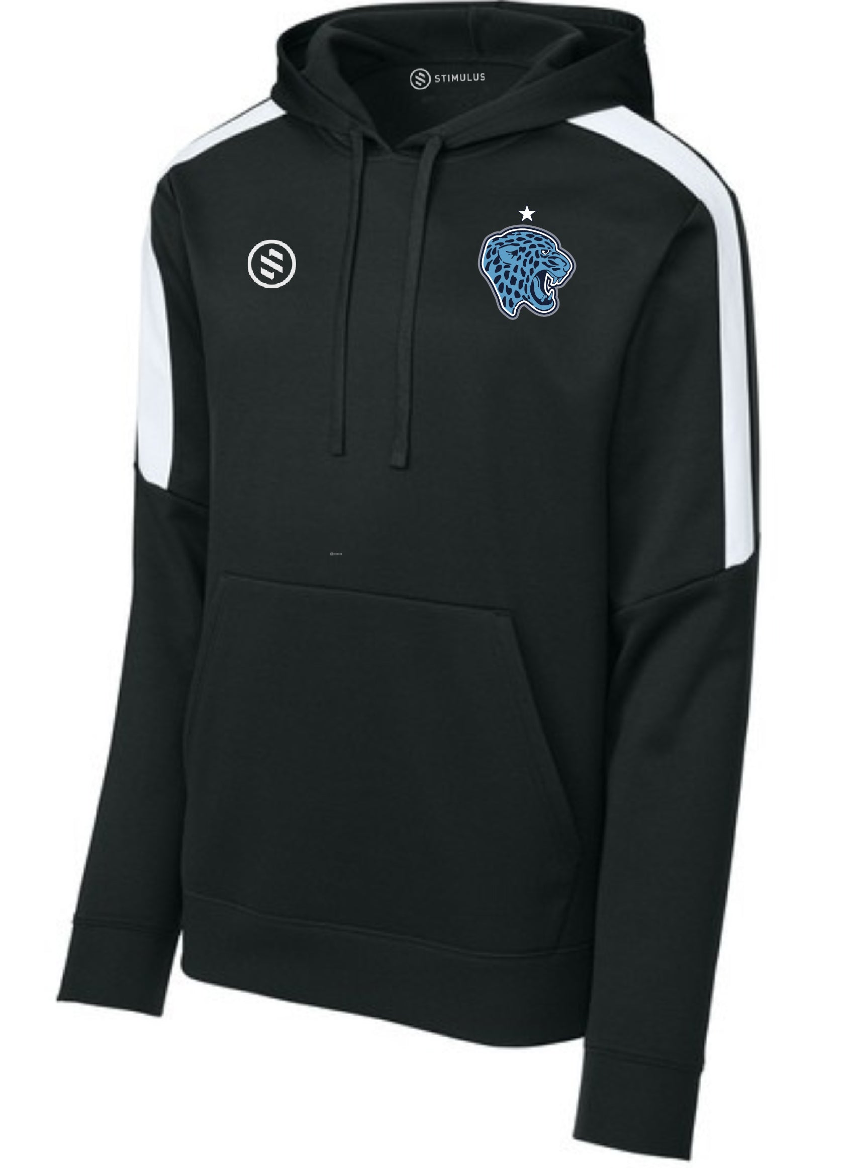Bloomington Jefferson Jaguars - Performance Stripe Hoodie - Adult