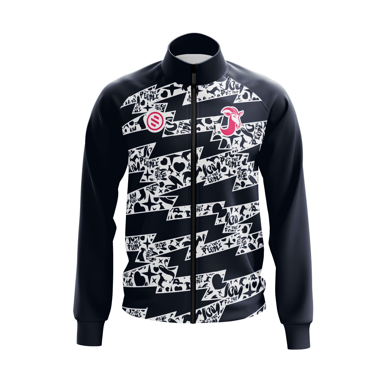 Joy Of The People  - Navy Full Zip Jacket