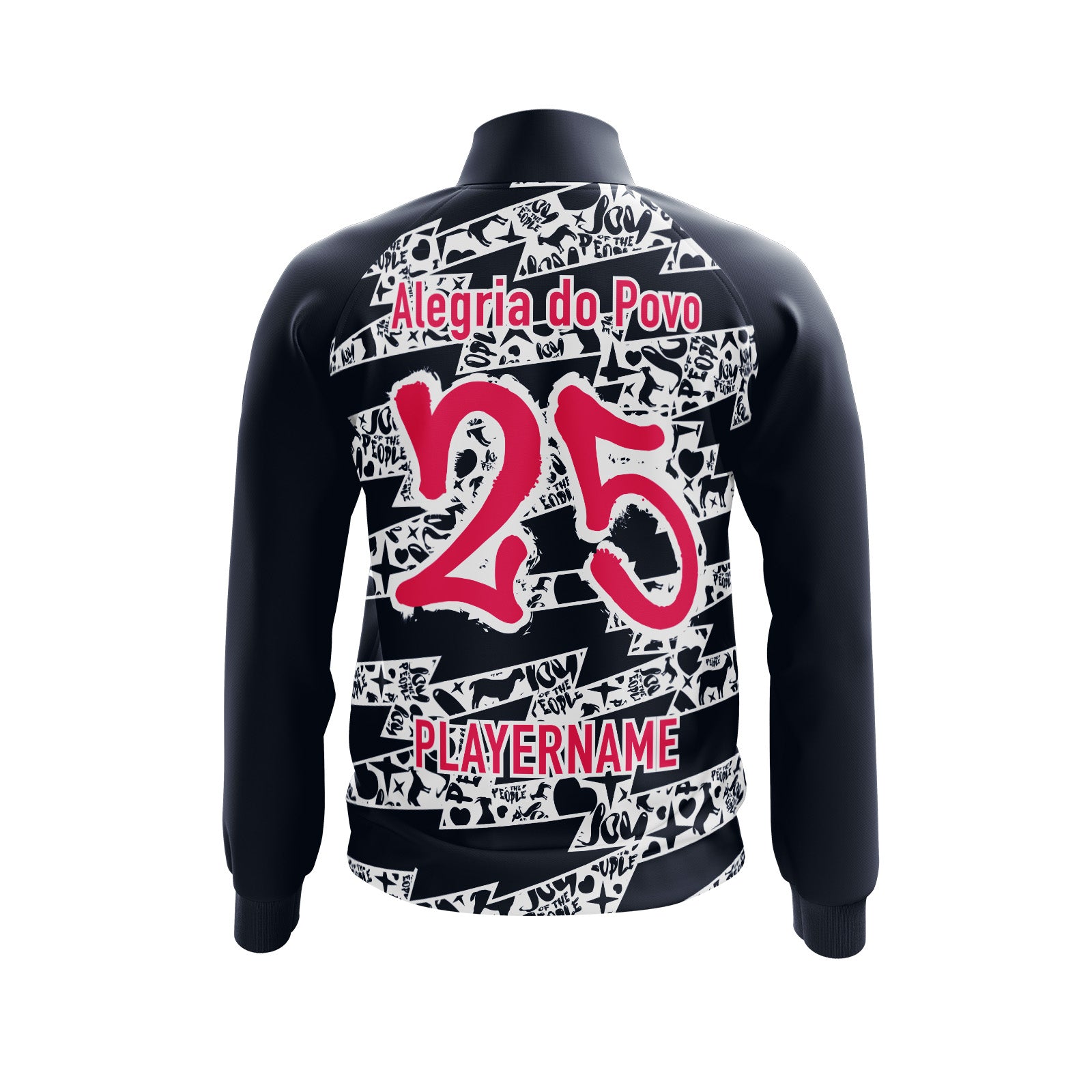 Joy Of The People  - Navy Full Zip Jacket
