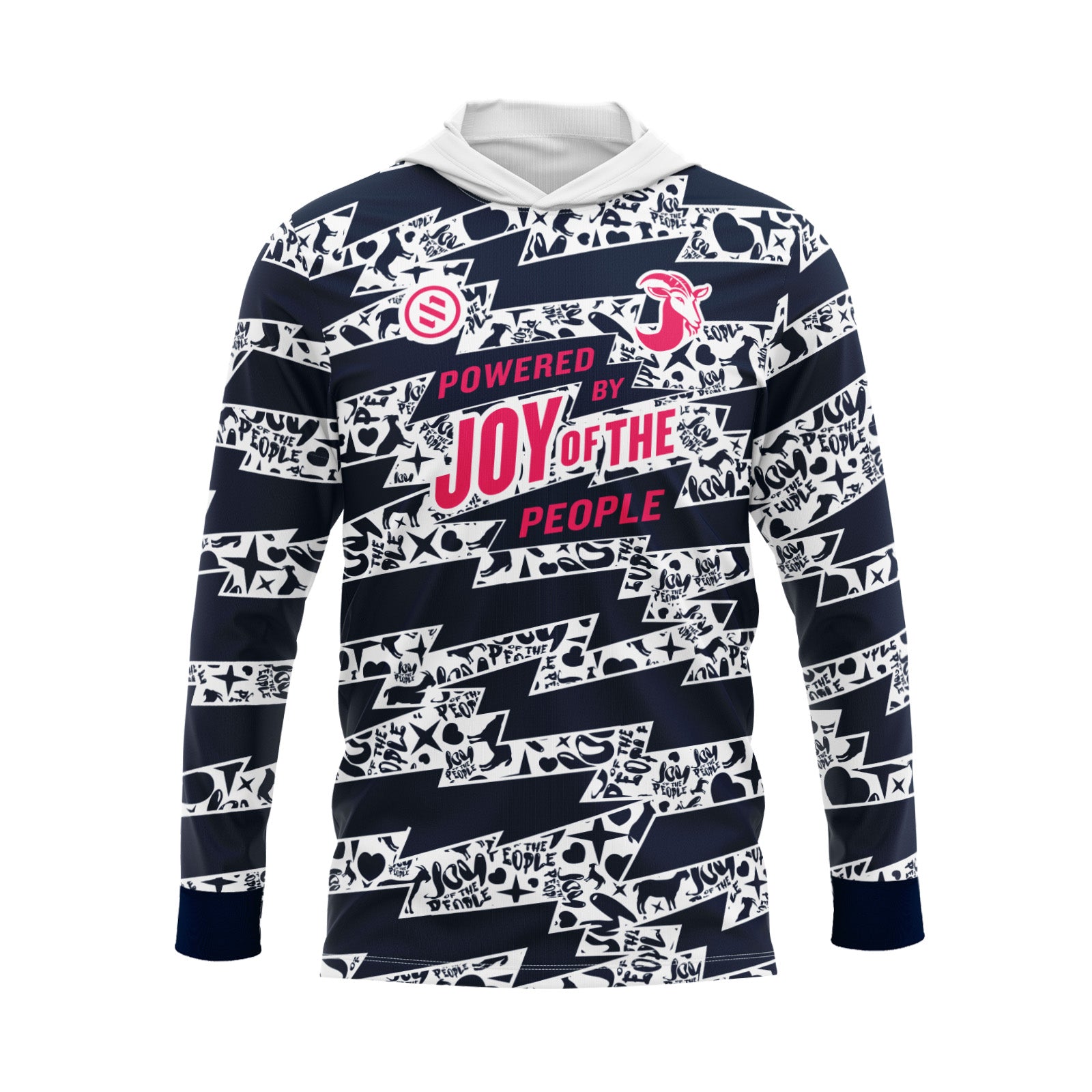 Joy Of The People - Navy Lightweight Hoodie