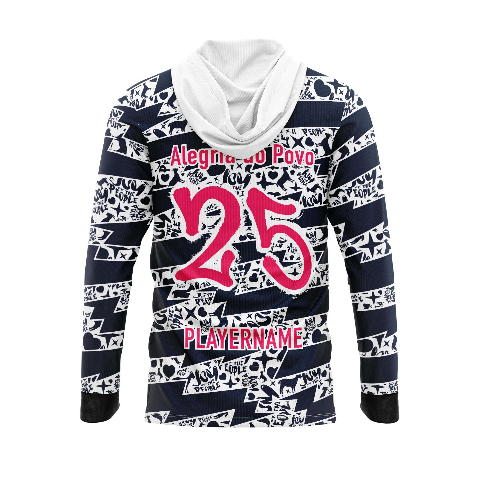 Joy Of The People - Navy Lightweight Hoodie