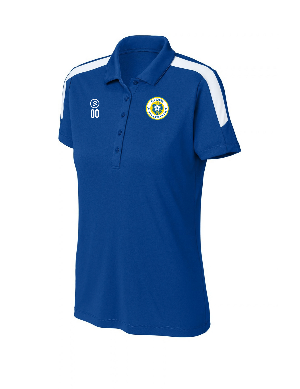 Galway Soccer Club - Performance Stripe Polo - Women's