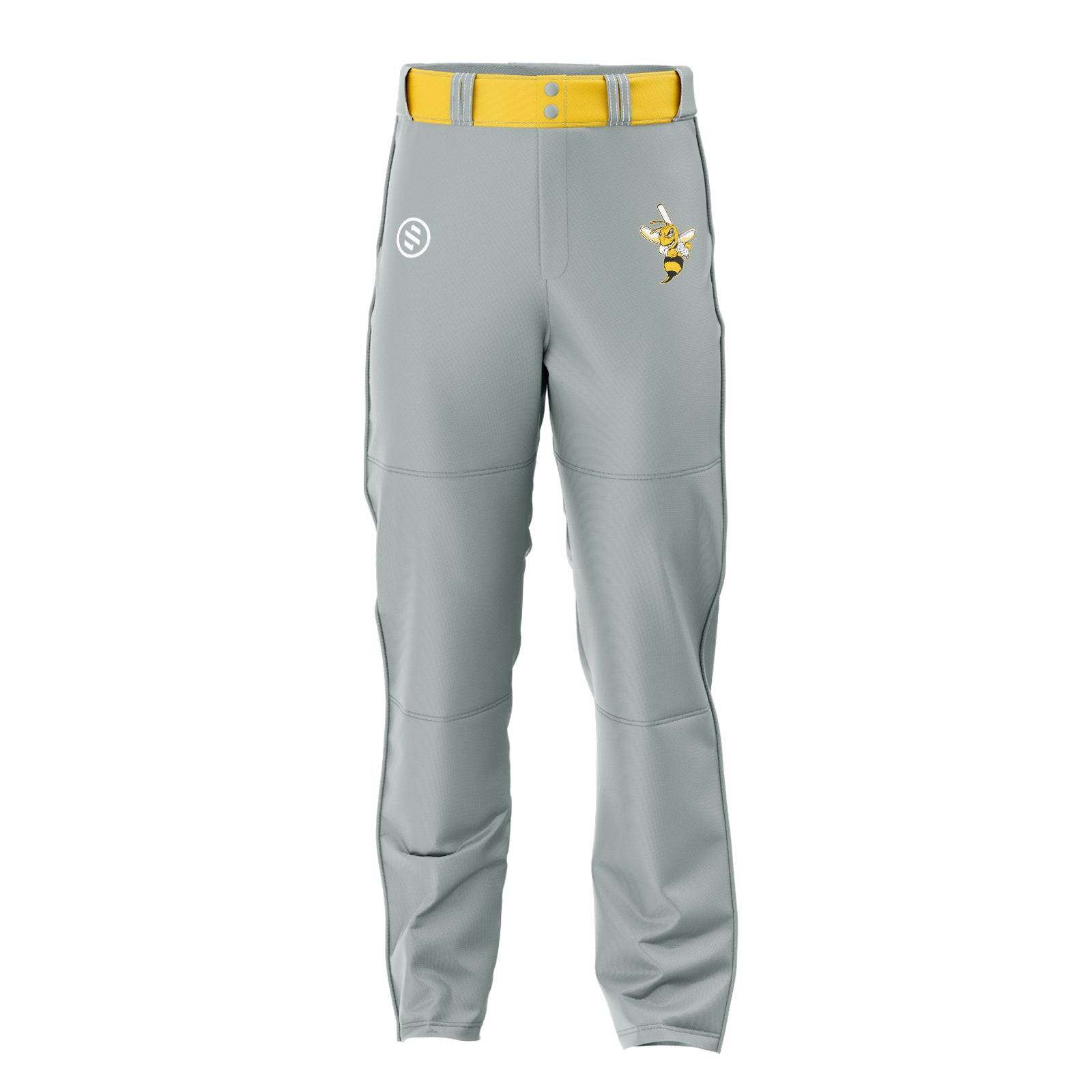 Yellow Jackets  - Grey Baseball Pants