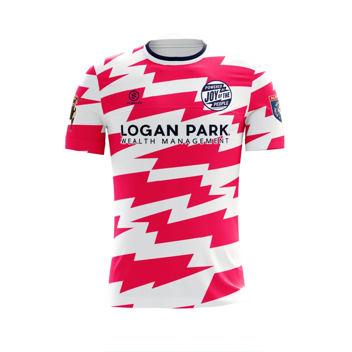 Joy Of The People  - Men Pink Game Jersey