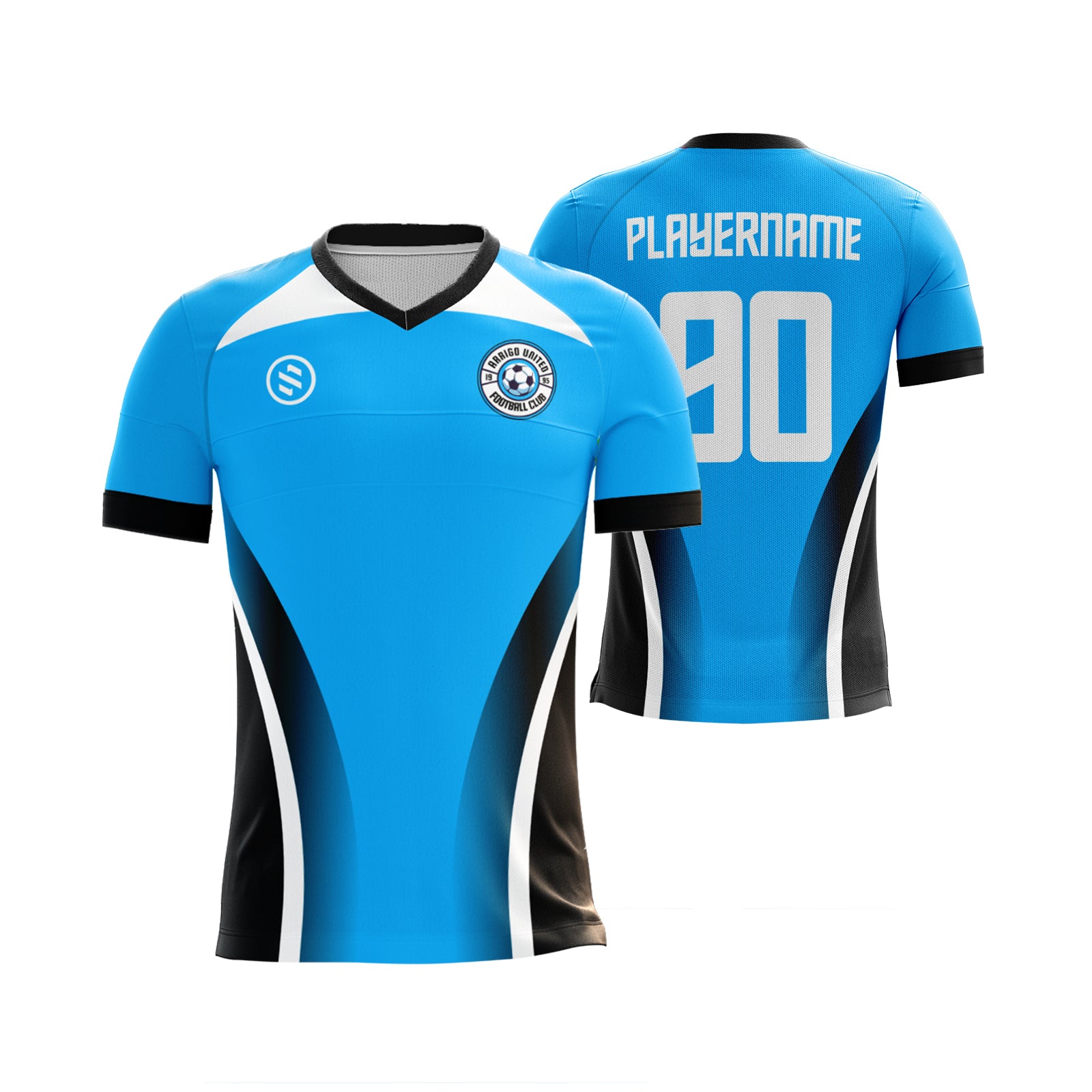 Arrigo United FC - Blue/Black Game Jersey