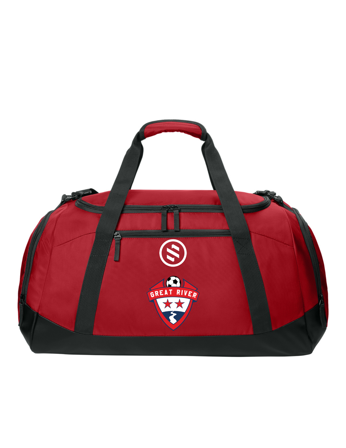 Great River SC - Pro TeamDuffel - Red