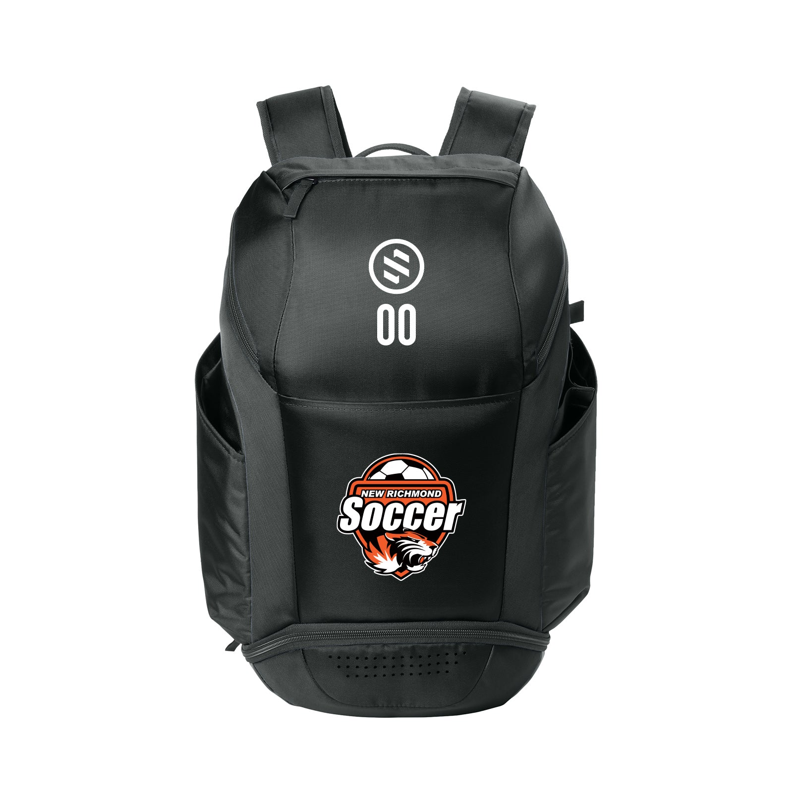 New Richmond Soccer - Black Backpack