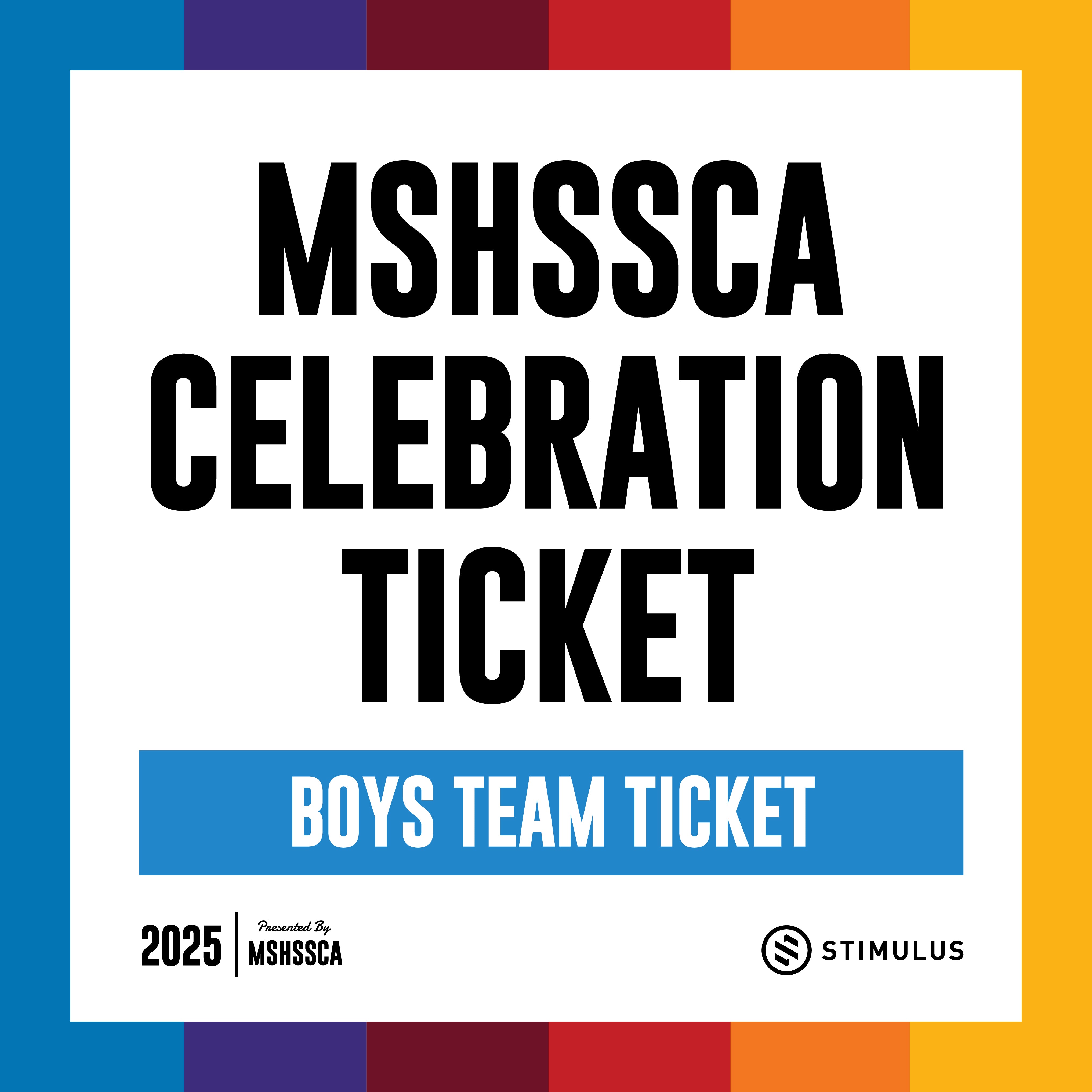 MSHSSCA Team Celebration Ticket