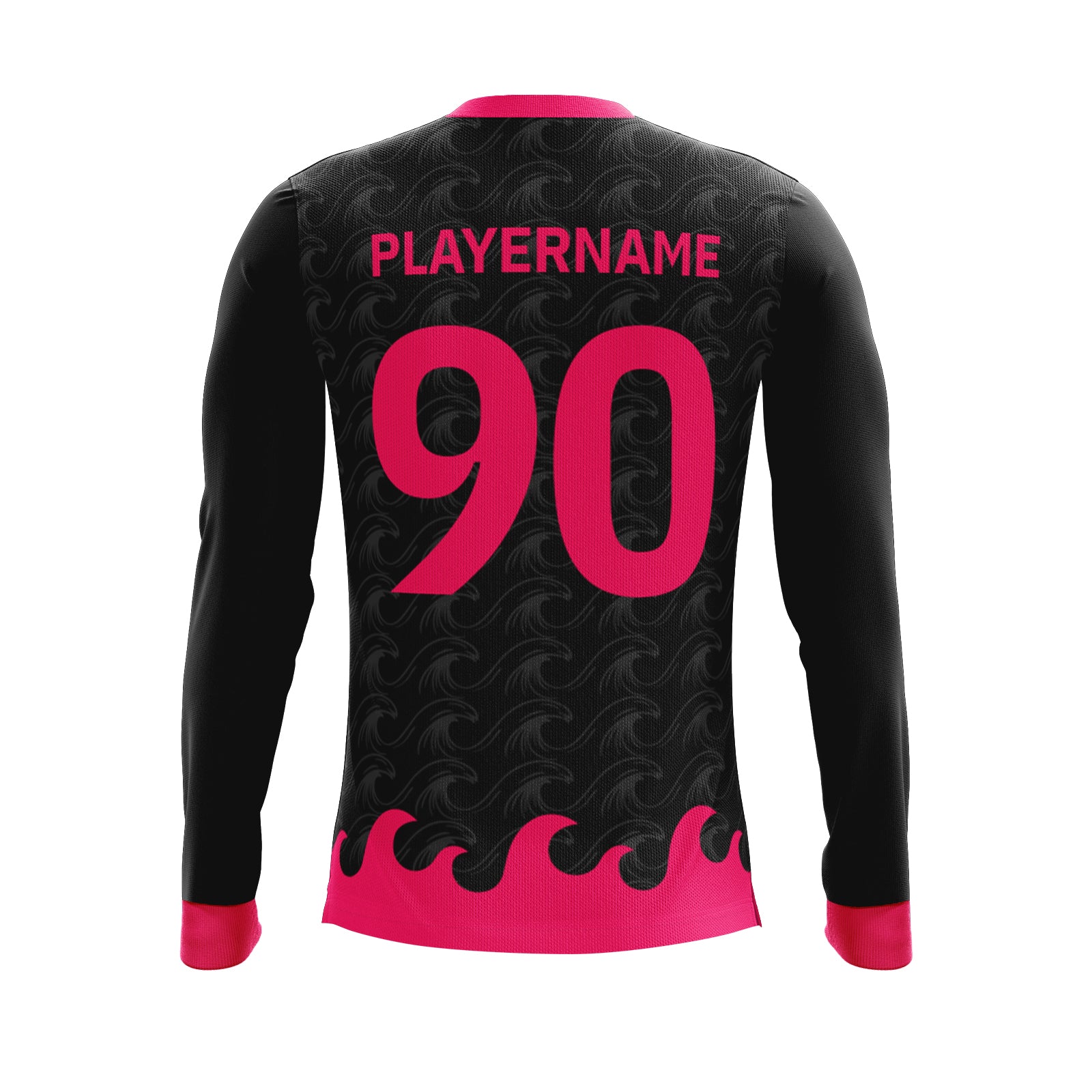 Manatee- Black Long Sleeve Jersey