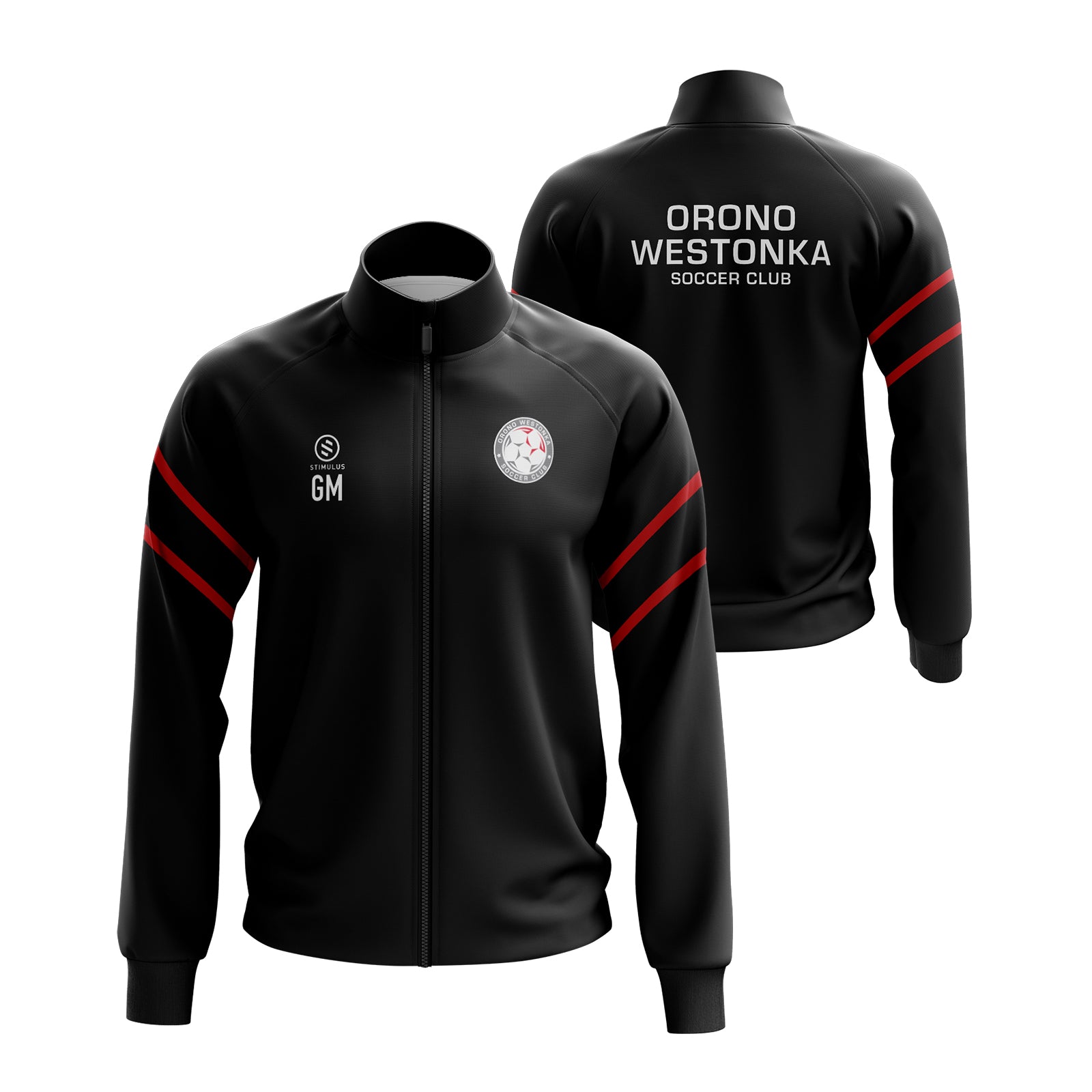 Orono Westonka Soccer Club  - Black Full-Zip Jacket