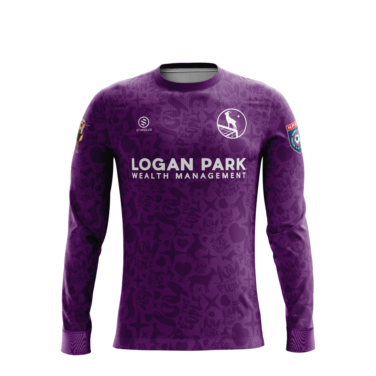 Joy Of The People - Men Purple Goalkeeper Jersey
