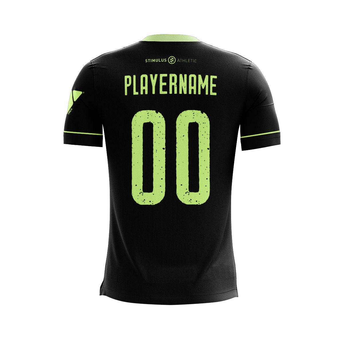 CTX Soccer Academy - Black and Neon Light Green Game Jersey