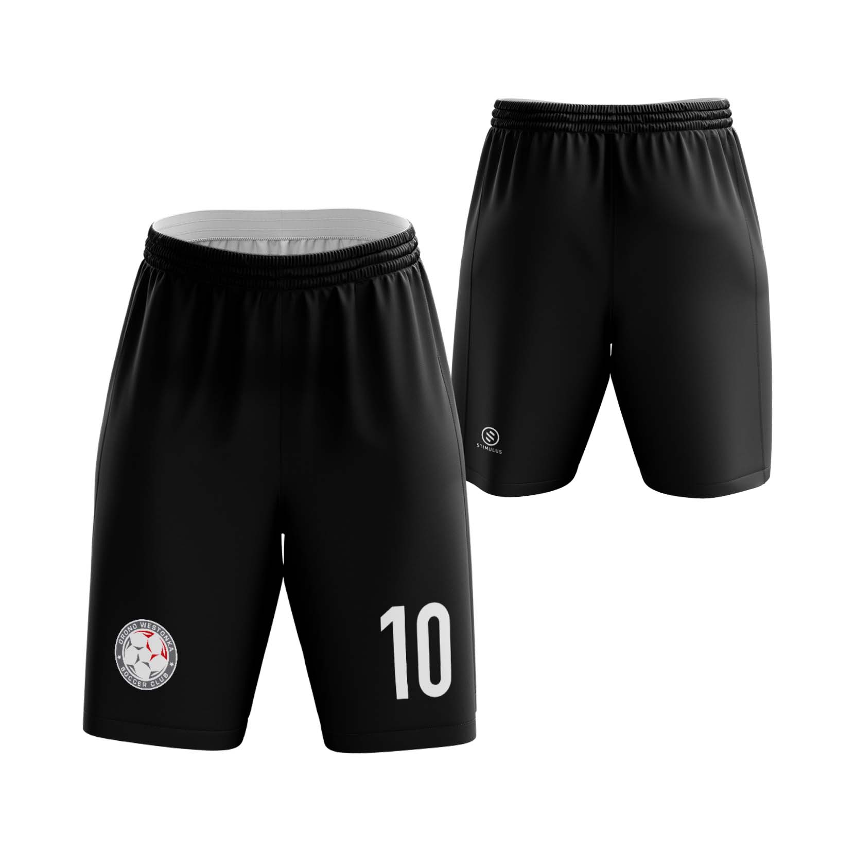 Orono Westonka Soccer Club - Black Game Shorts