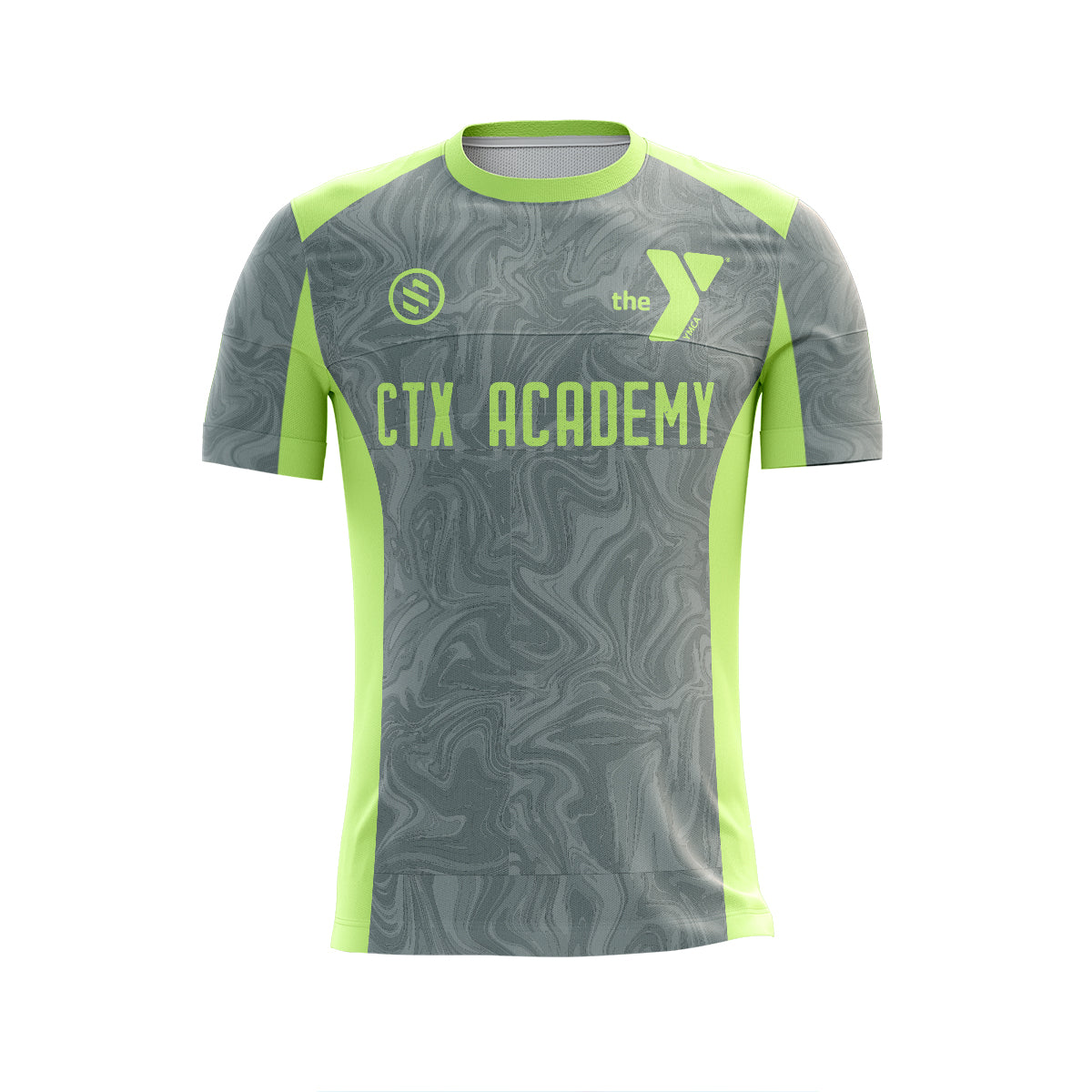 CTX Soccer Academy - Light Grey Swirl Away Game Jersey