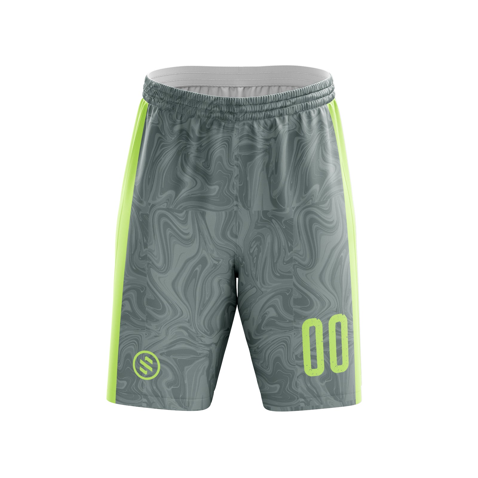 CTX Soccer Academy - Light Grey Swirl Away Game Shorts