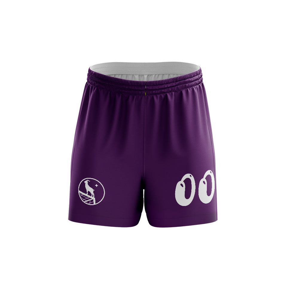 Joy Of The People  - Women Purple Game Shorts