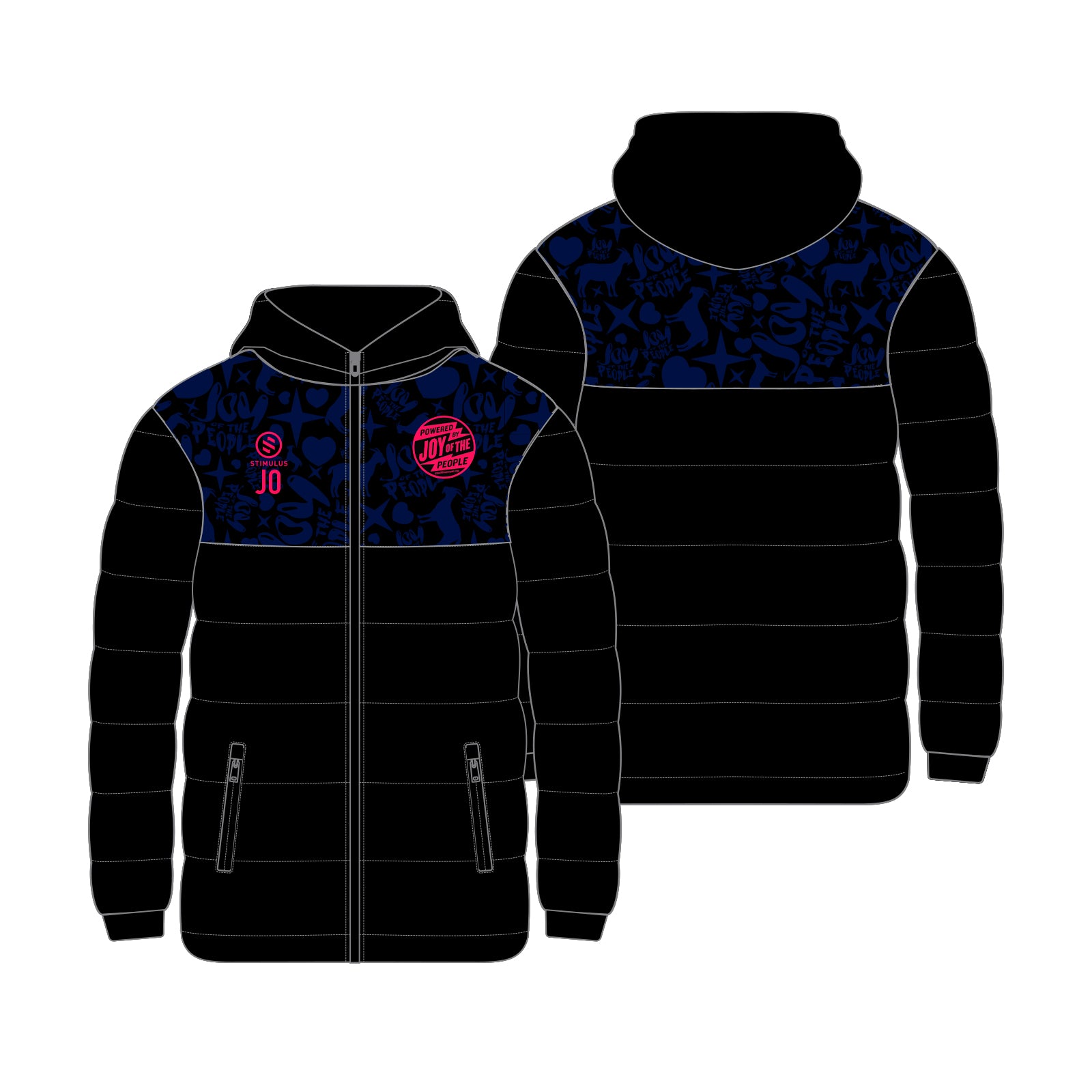 Joy Of The People - Black Winter Jacket