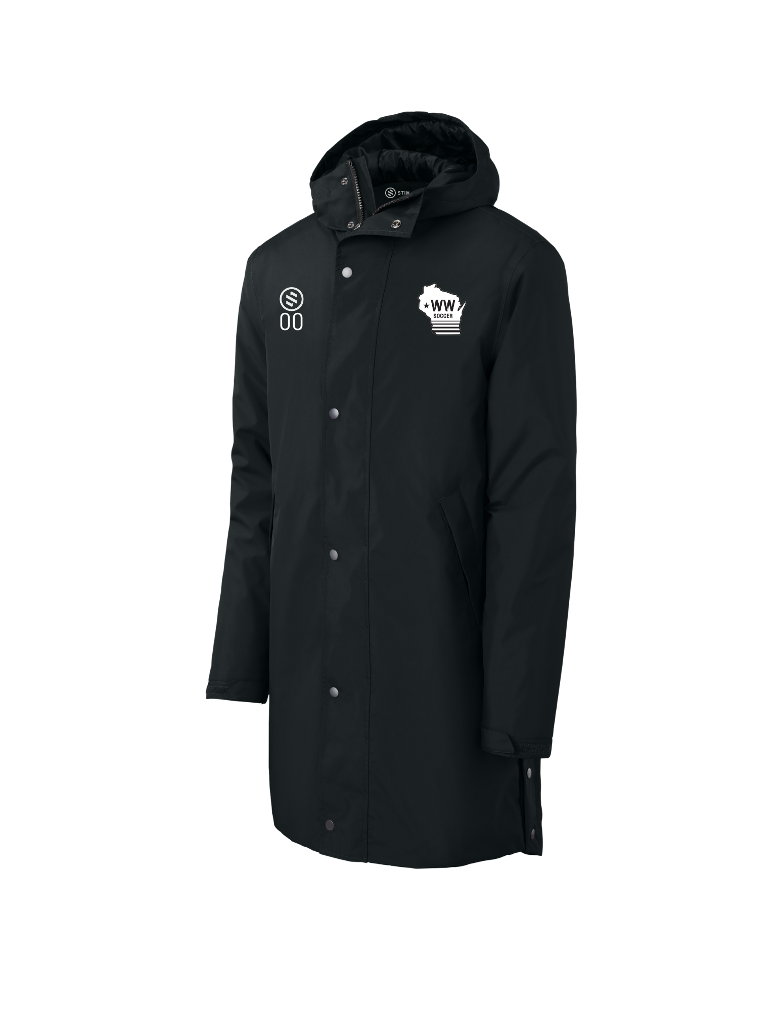 Western Wisconsin Coaches - Sideline Parka - Adult - Black