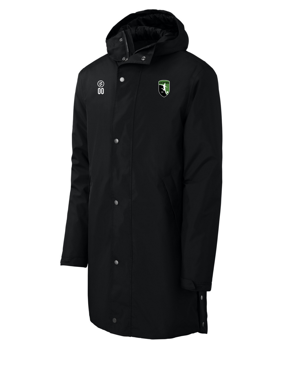 Kickers FC Coaches - Sideline Parka - Black