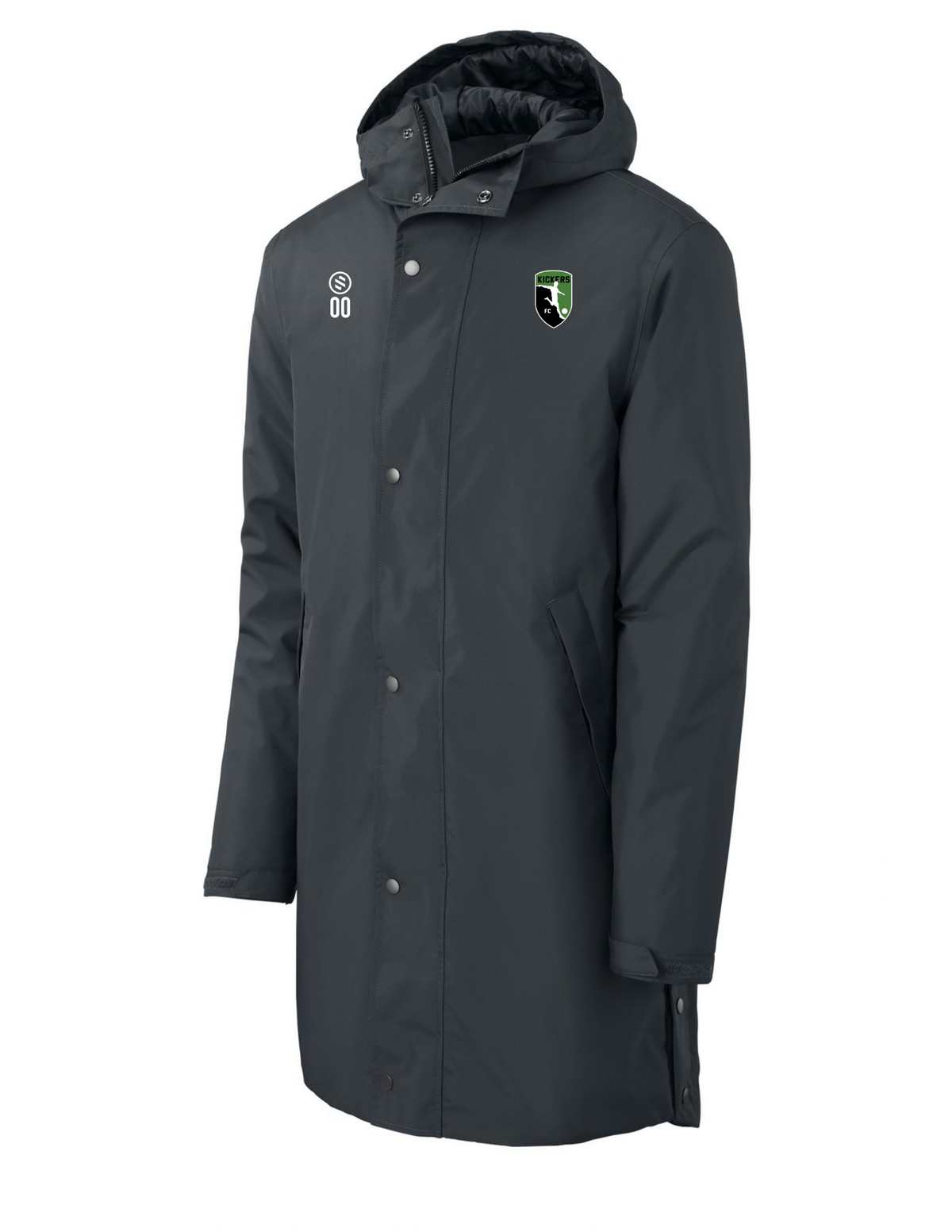 Kickers FC Coaches - Sideline Parka - Graphite
