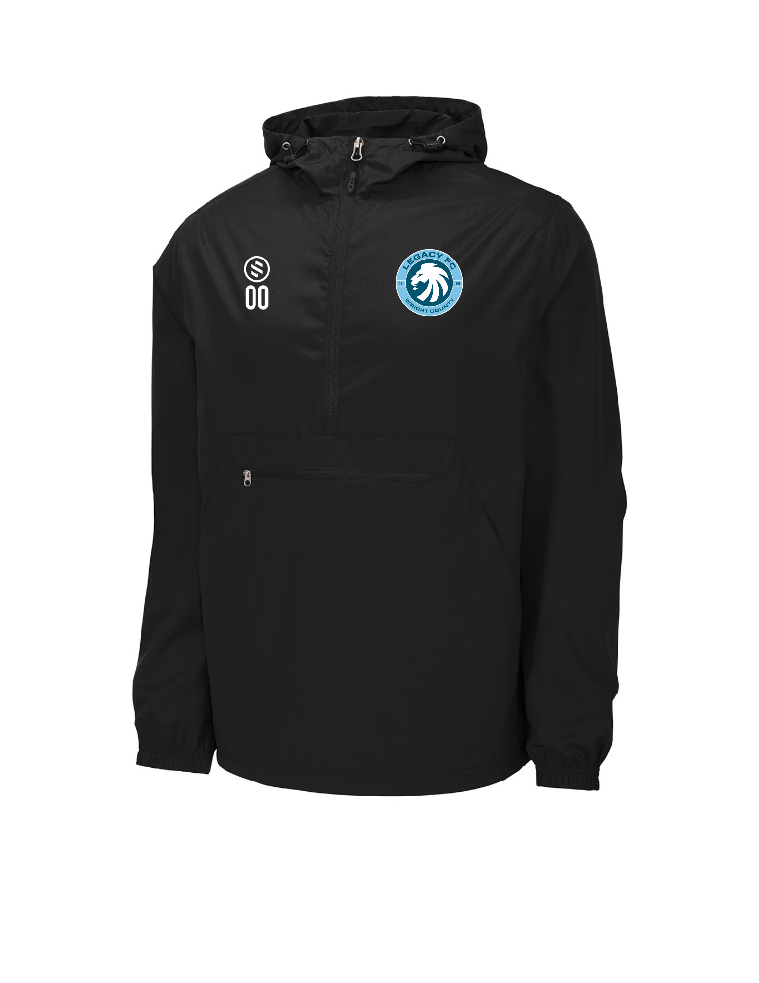 Legacy FC Coaches - Performance Windbreaker - Black