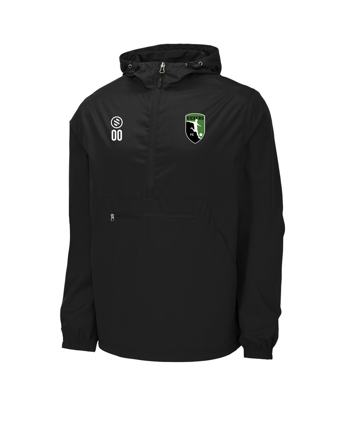 Kickers FC Coaches - Performance Windbreaker - Black