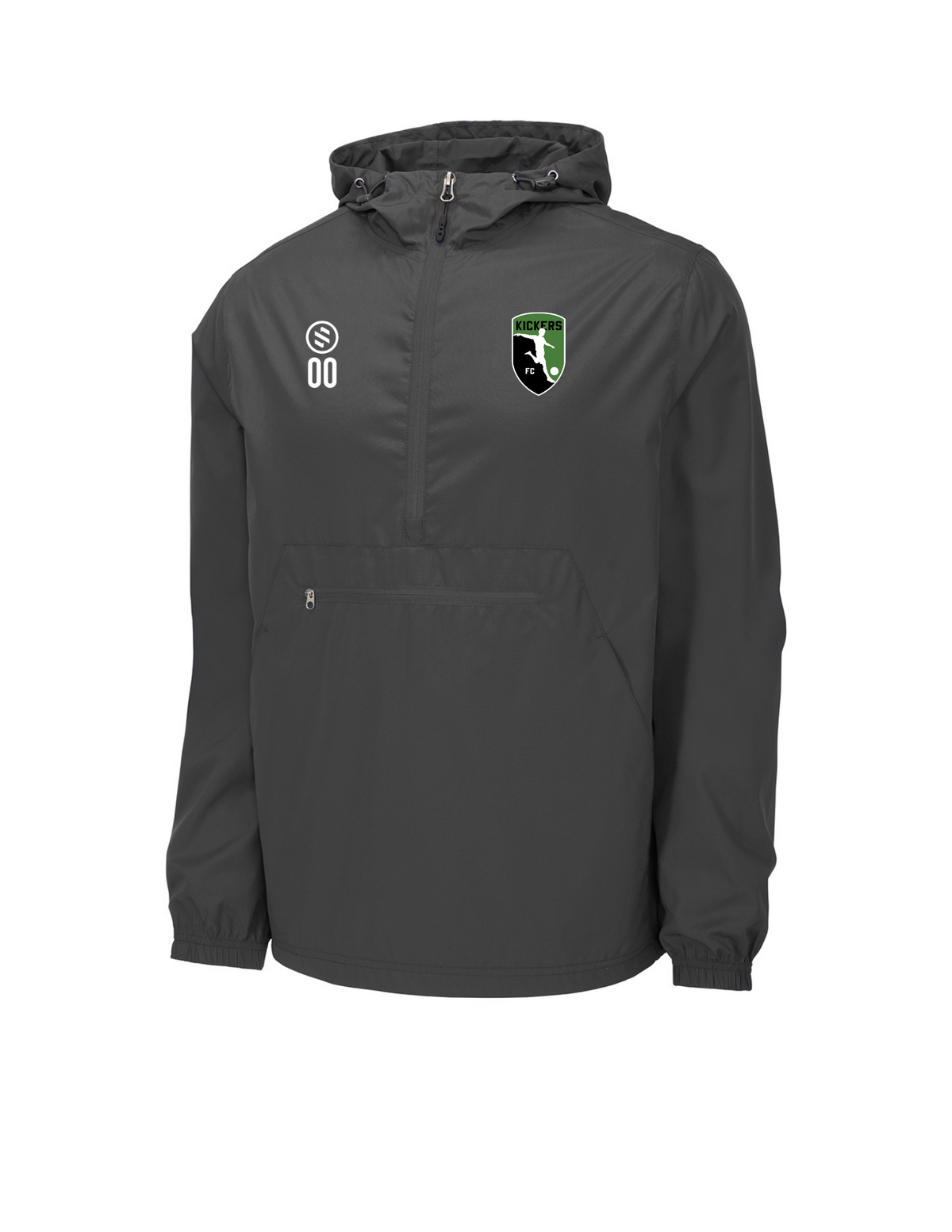 Kickers FC Coaches - Performance Windbreaker - Graphite