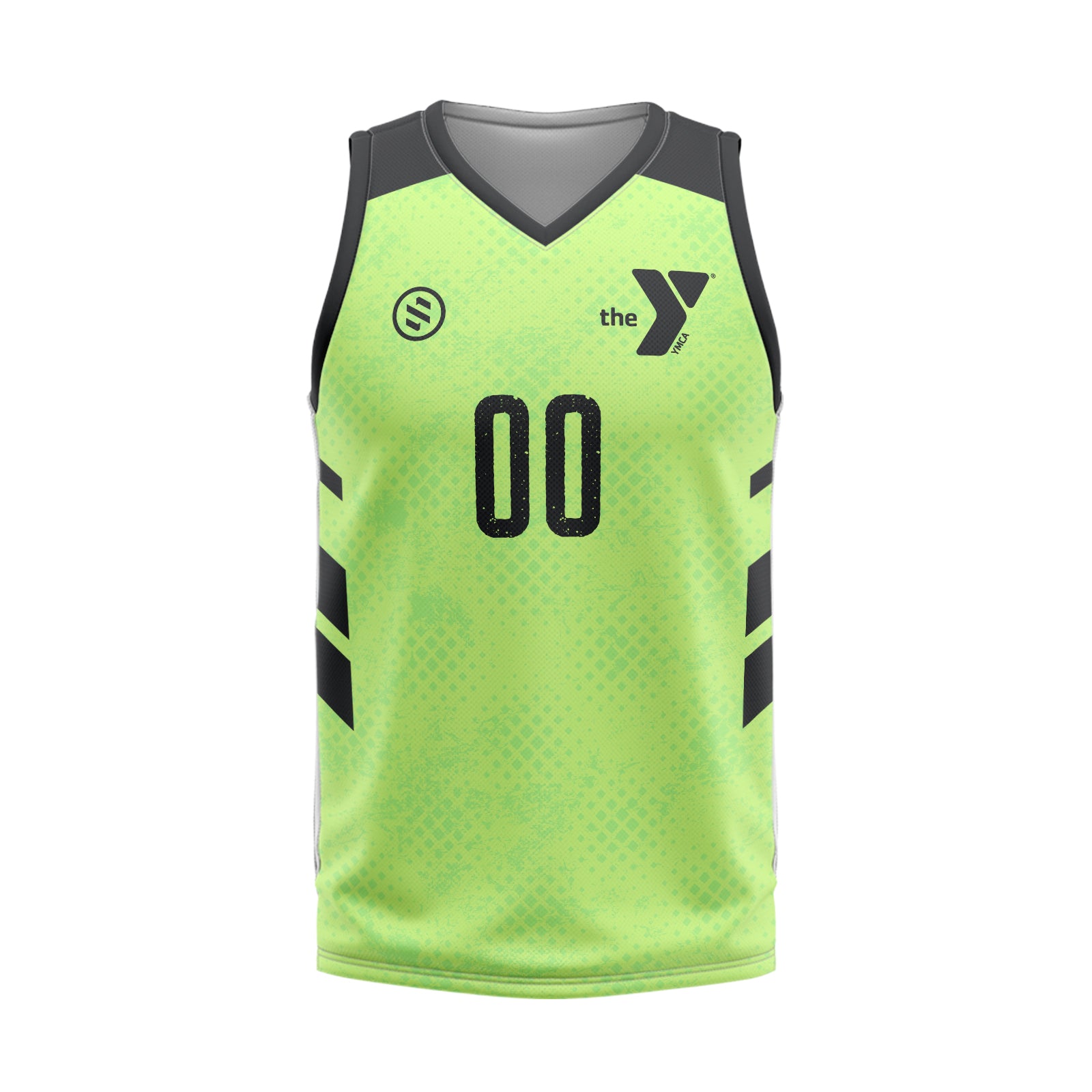 YMCA CTX Basketball - Green/GrayReversible Pinnie