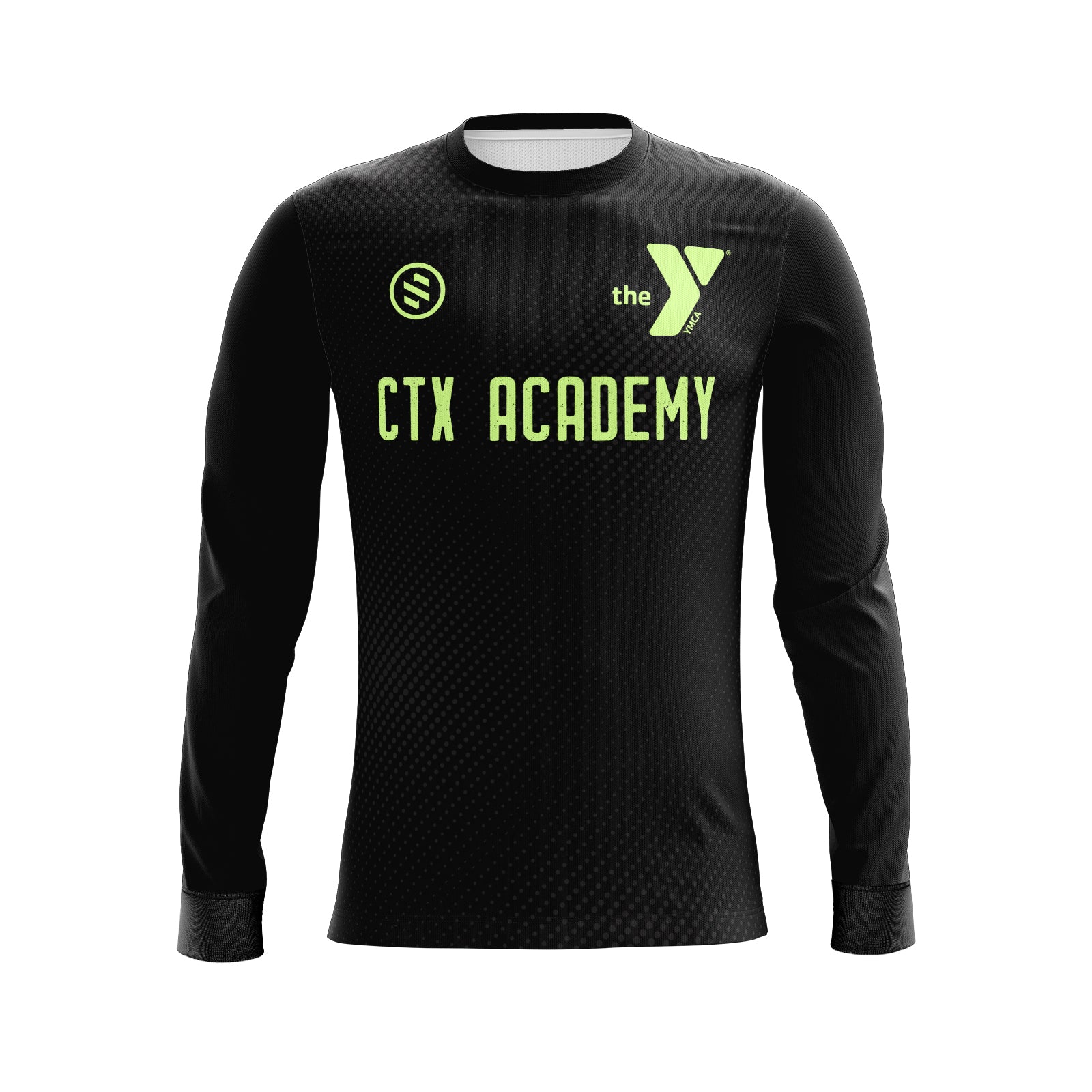 YMCA CTX Basketball - Black Long Sleeve Jersey