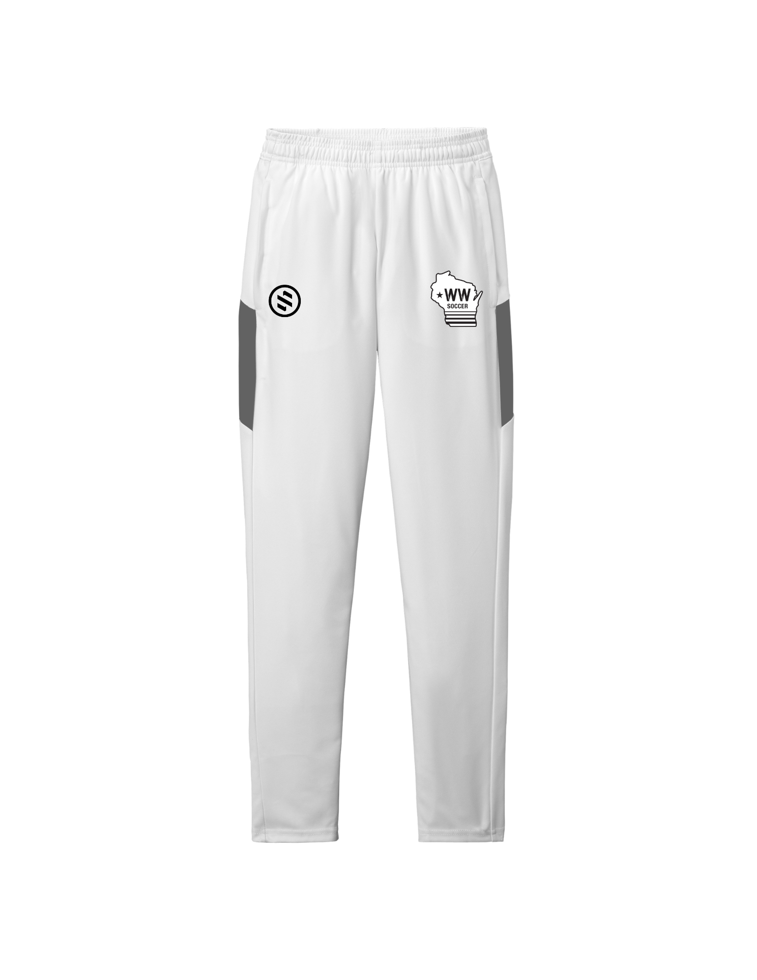 Western Wisconsin Coaches - Profit Tapered Pant - Women's - White/ Iron Grey