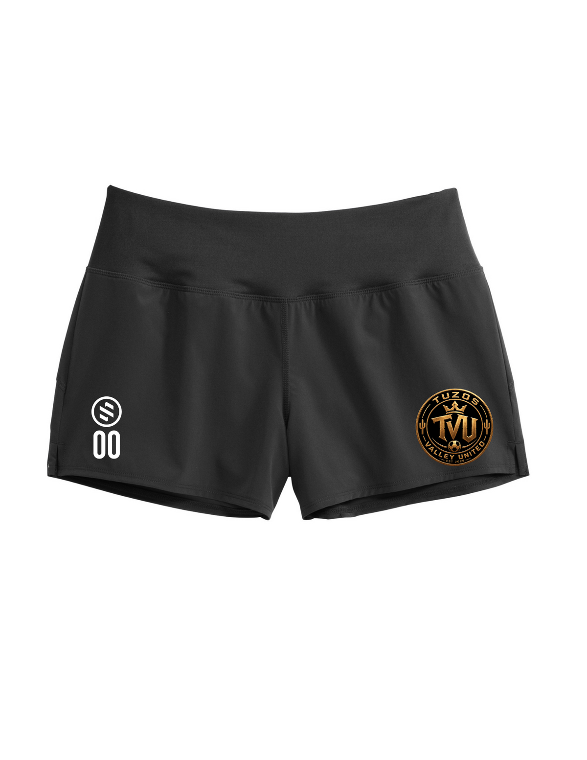 Tuzos Valley United - Performance Training Short - Women's - Black