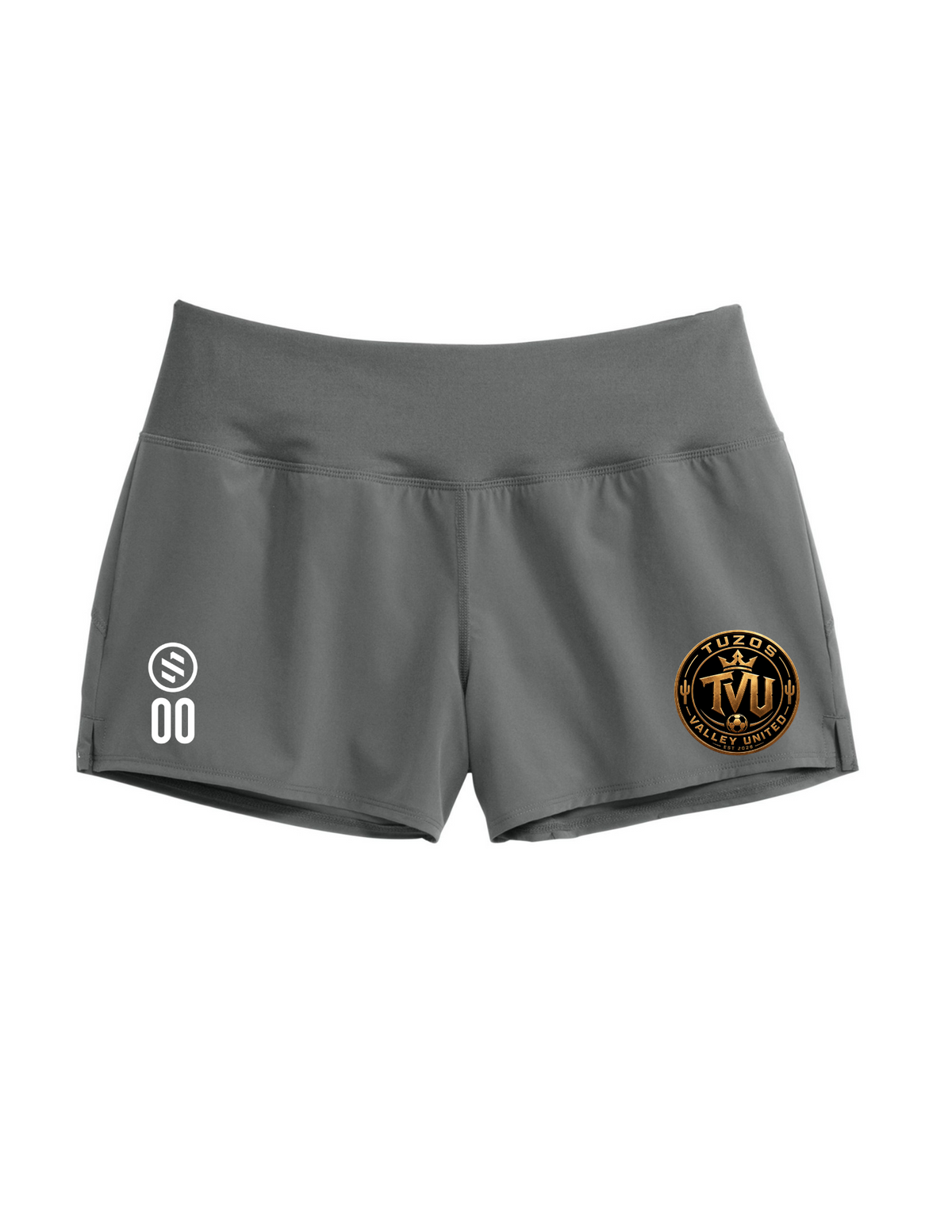 Tuzos Valley United - Performance Training Short - Women's - Iron Grey