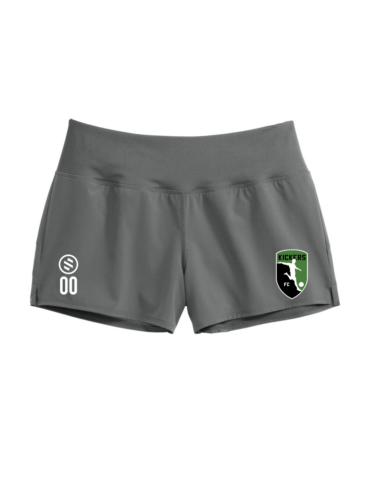 Kickers FC Coaches - Performance Training Short – Women’s - Iron Grey