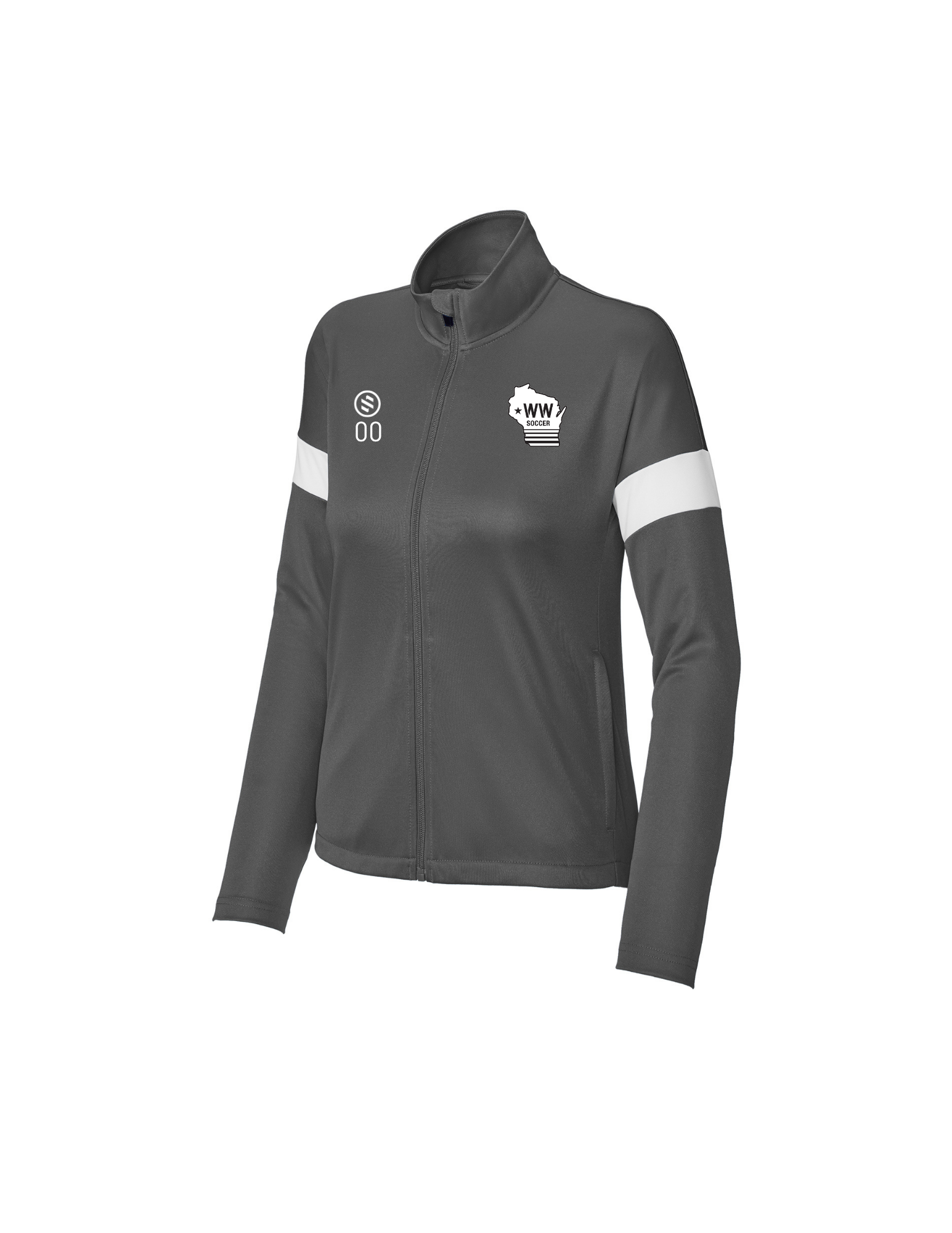 Western Wisconsin Coaches - Profit Full-Zip Jacket - Women's - Iron Grey/ White