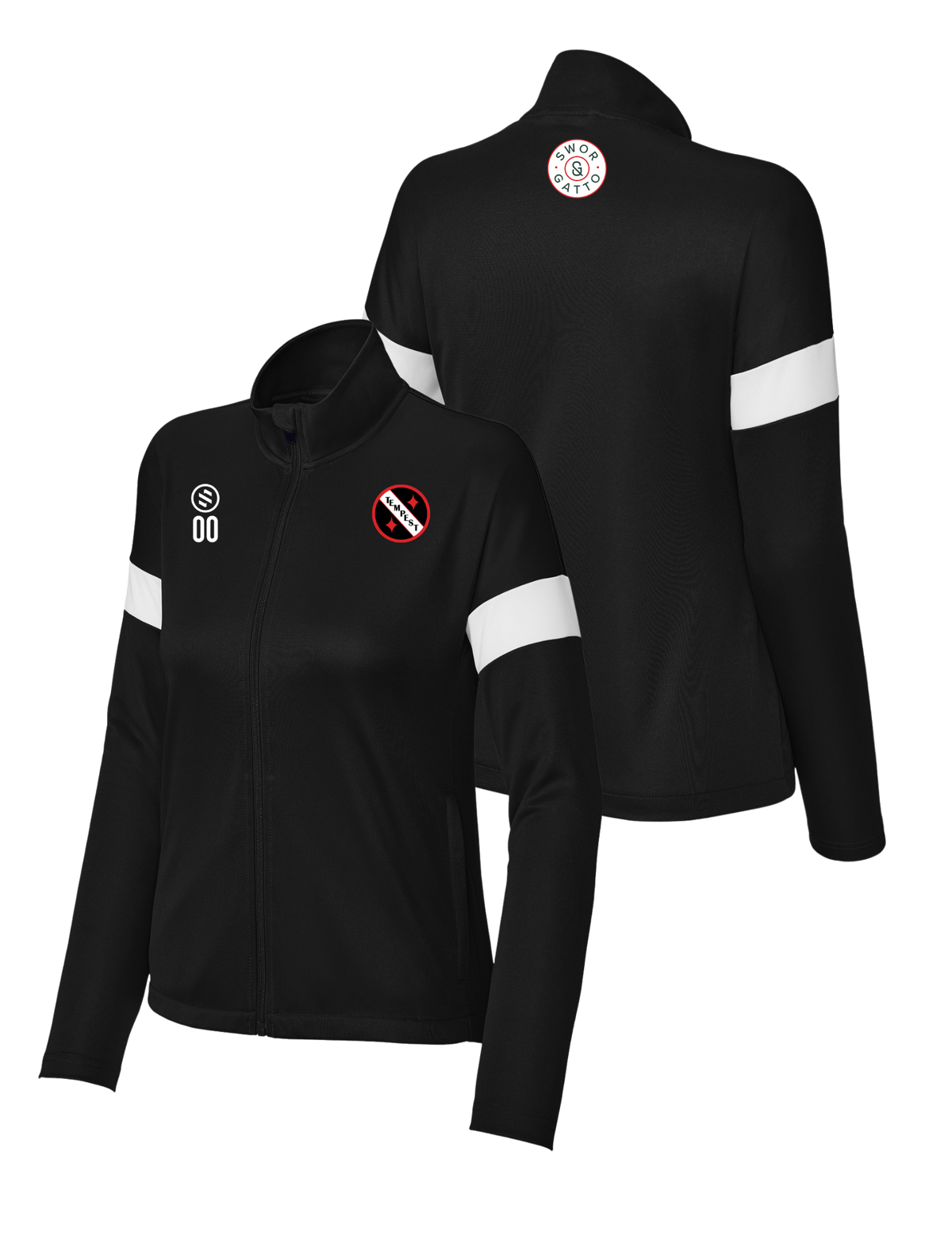 Tempest FC - ProFit Full Zip Jacket - Women's - Black/ White