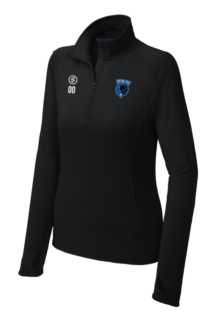 St.Croix Central Boys - 1/4 Zip Pullover - Women's - Black