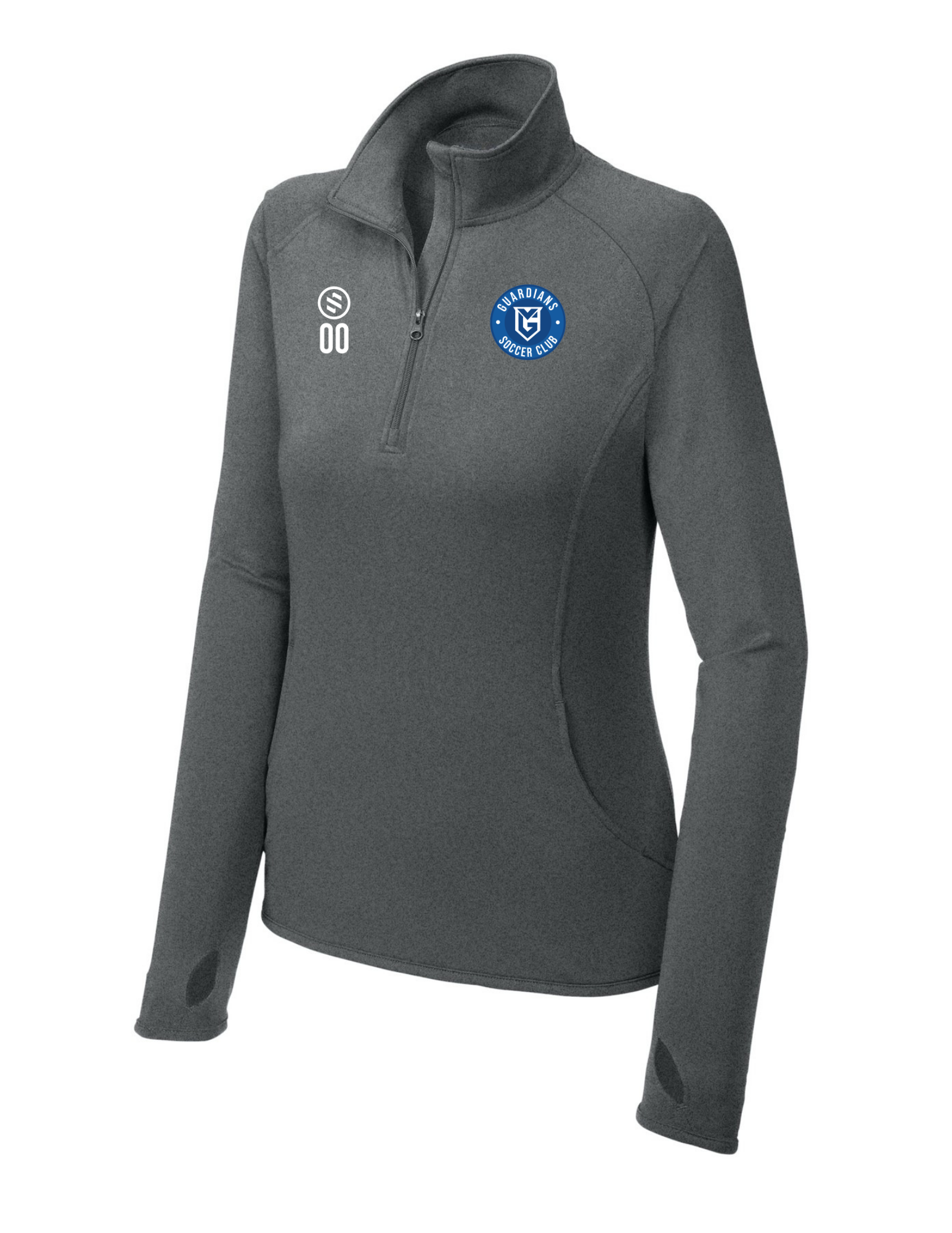 VSA Guardian - 1/4-Zip Pullover - Women's - Charcoal Grey Heather