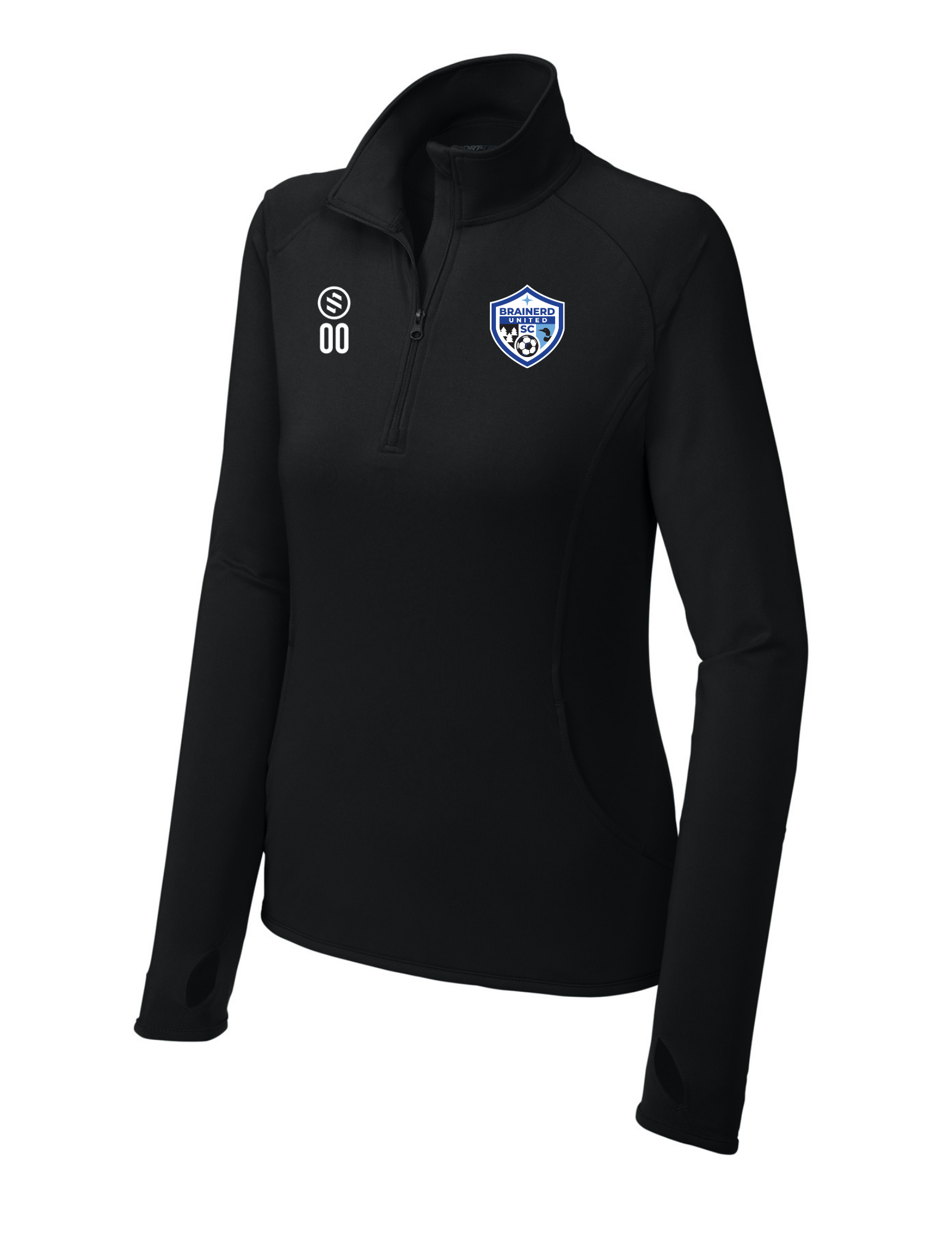 Brainerd United FC - 1/4-Zip Pullover - Women's