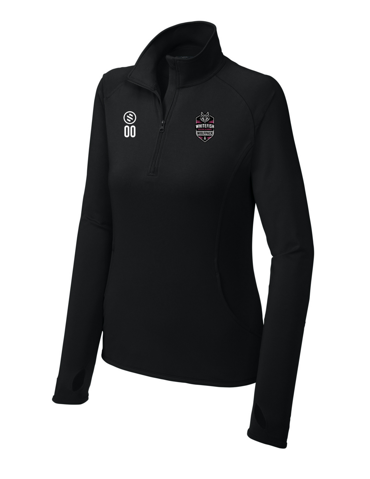 Whitefish Soccer Academy - 1/4-Zip Pullover - Women's