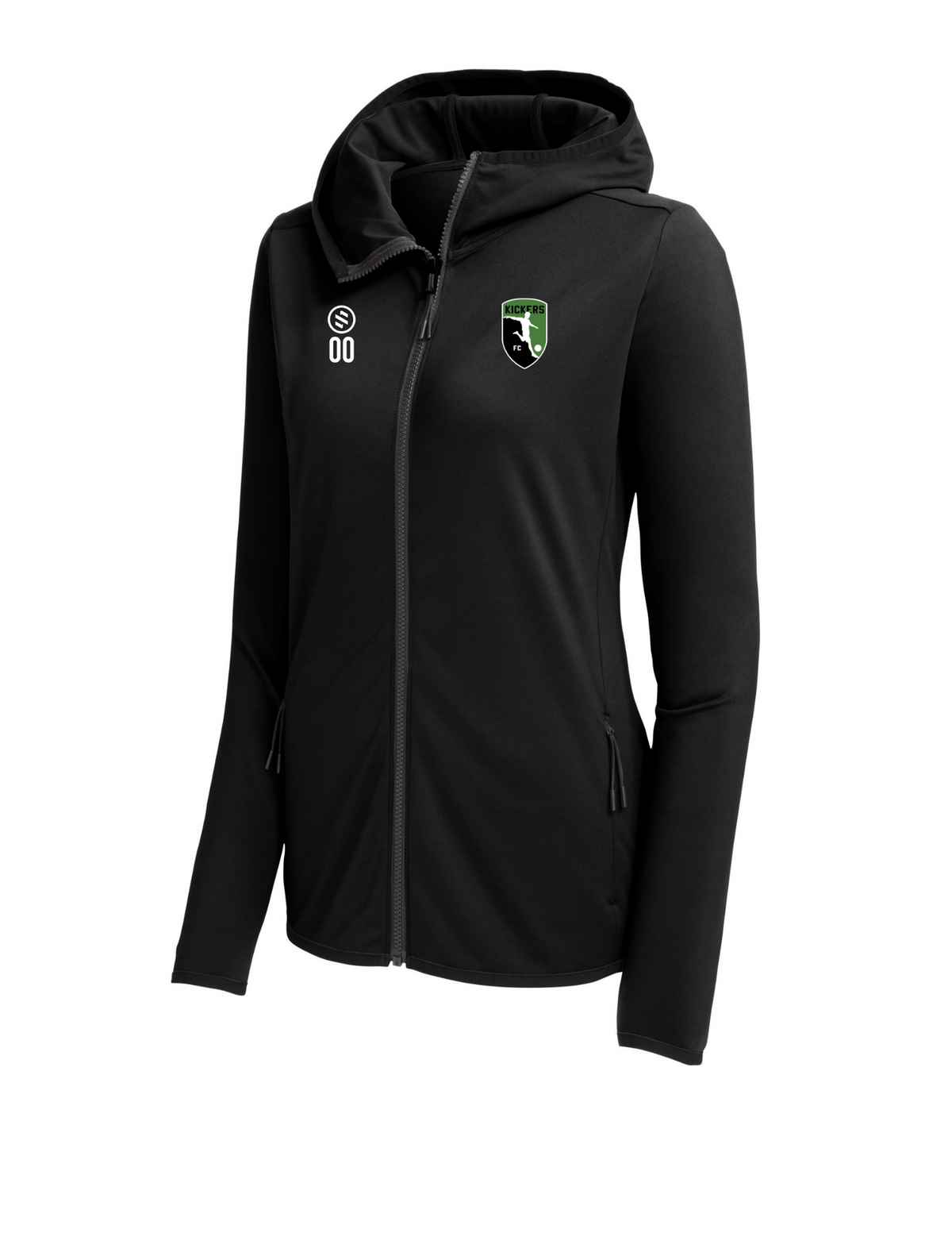 Kickers FC Coaches - Performance Zip Hoodie - Women's - Black