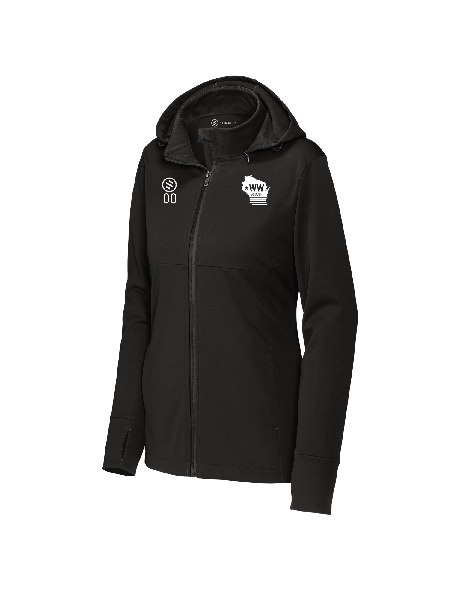 Western Wisconsin Coaches - Pro Weather Jacket - Women's -  Deep Black